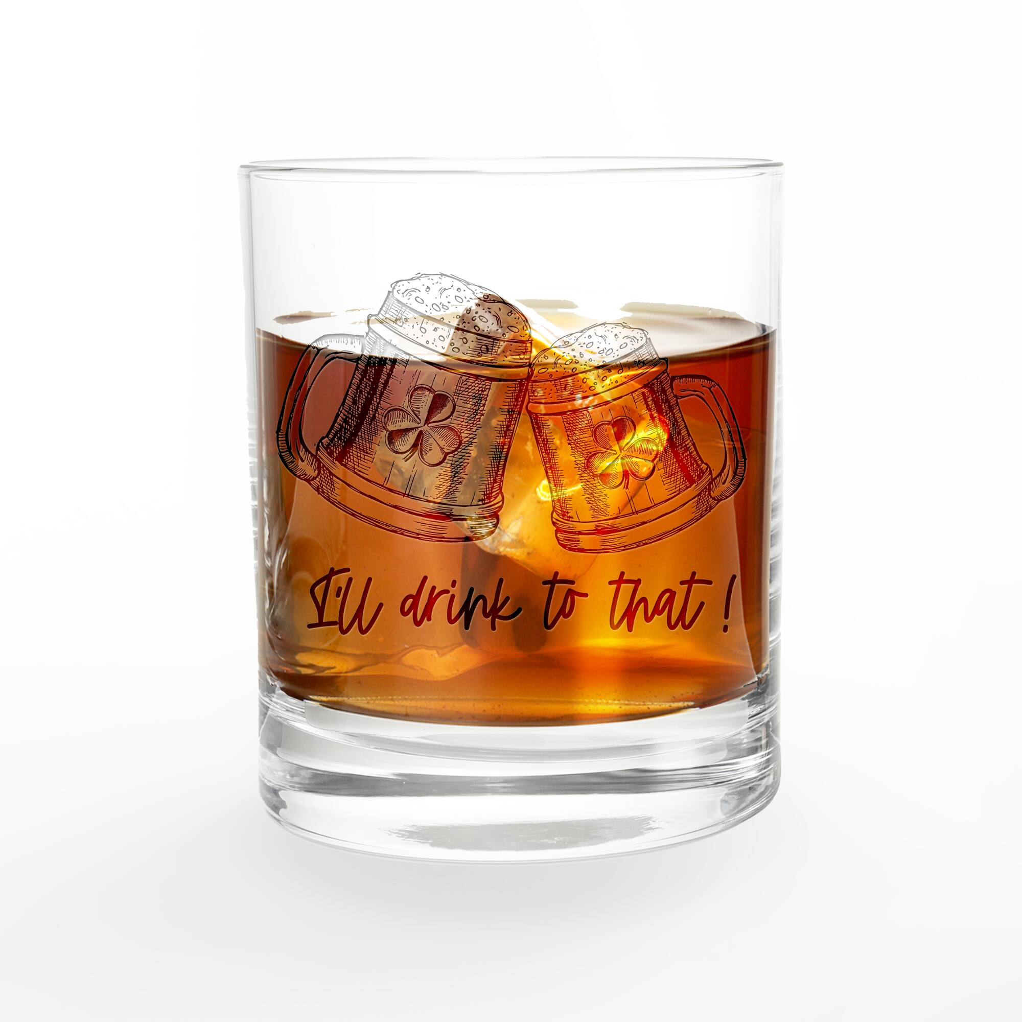 11oz. I&#x27;ll Drink to That Engraved Whiskey Glass