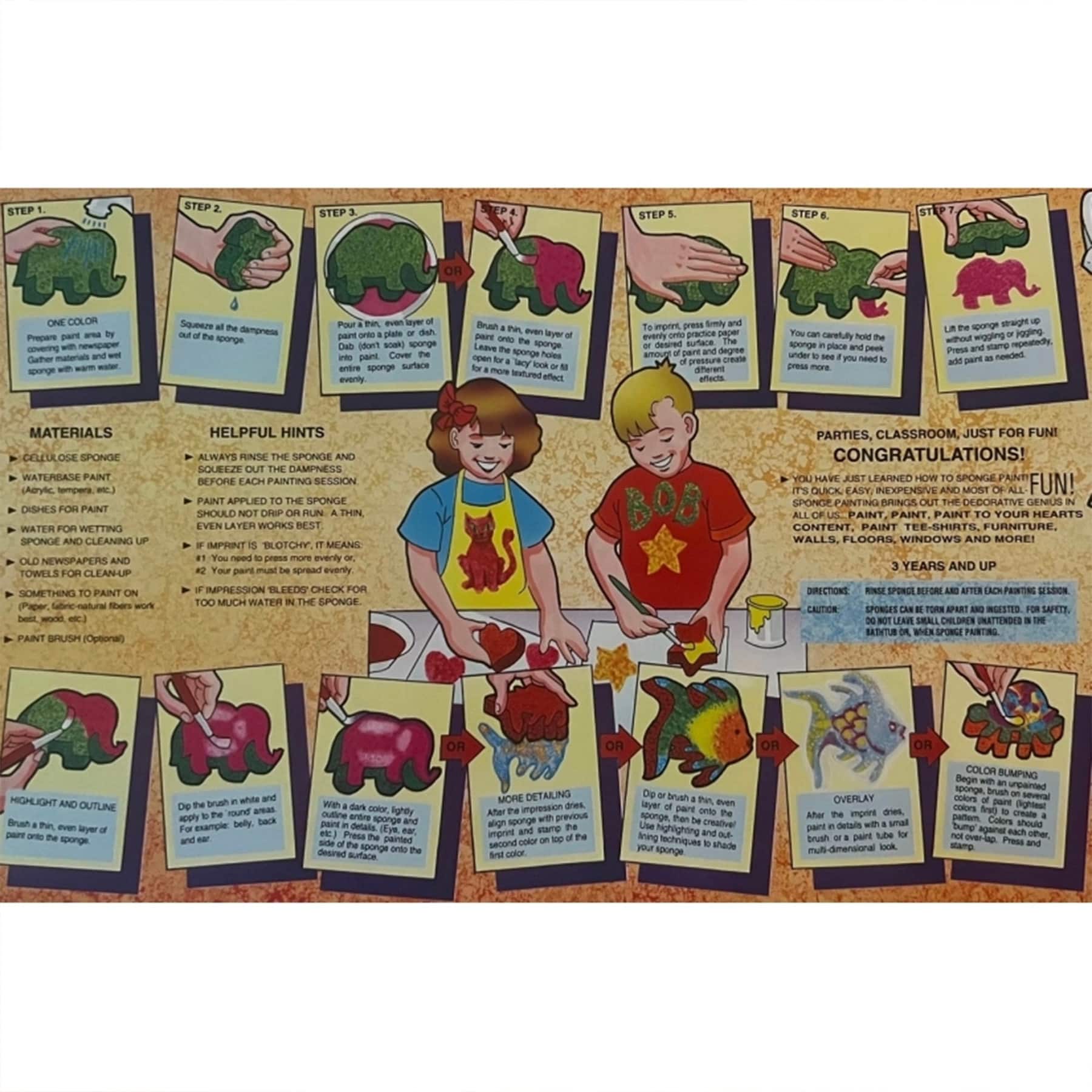 Captain Creative&#xAE; Sea Life Super Sponges Pack