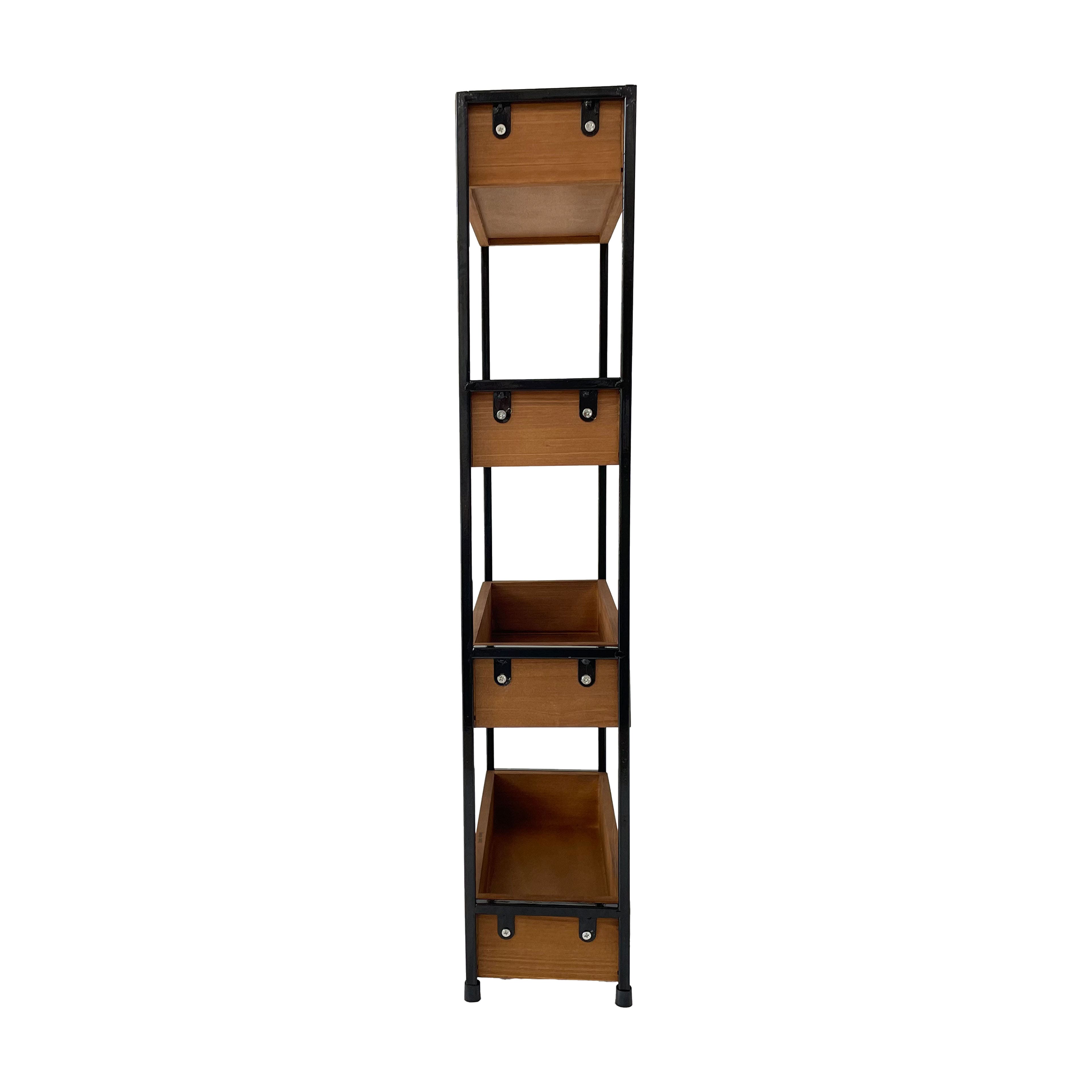 25.25&#x22; Natural Wood 4-Tier Shelf by Ashland&#xAE;