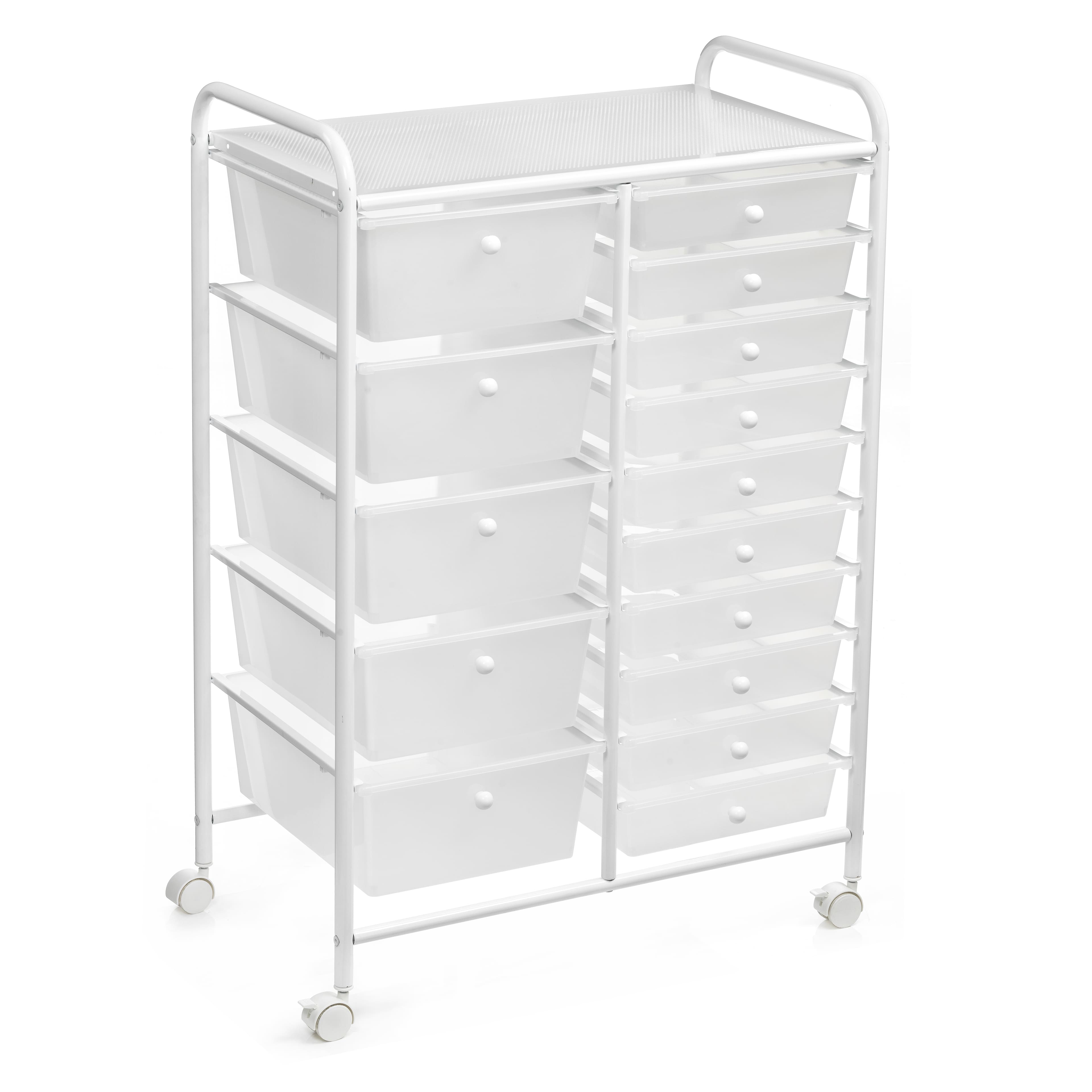 15-Drawer Rolling Cart by Simply Tidy®