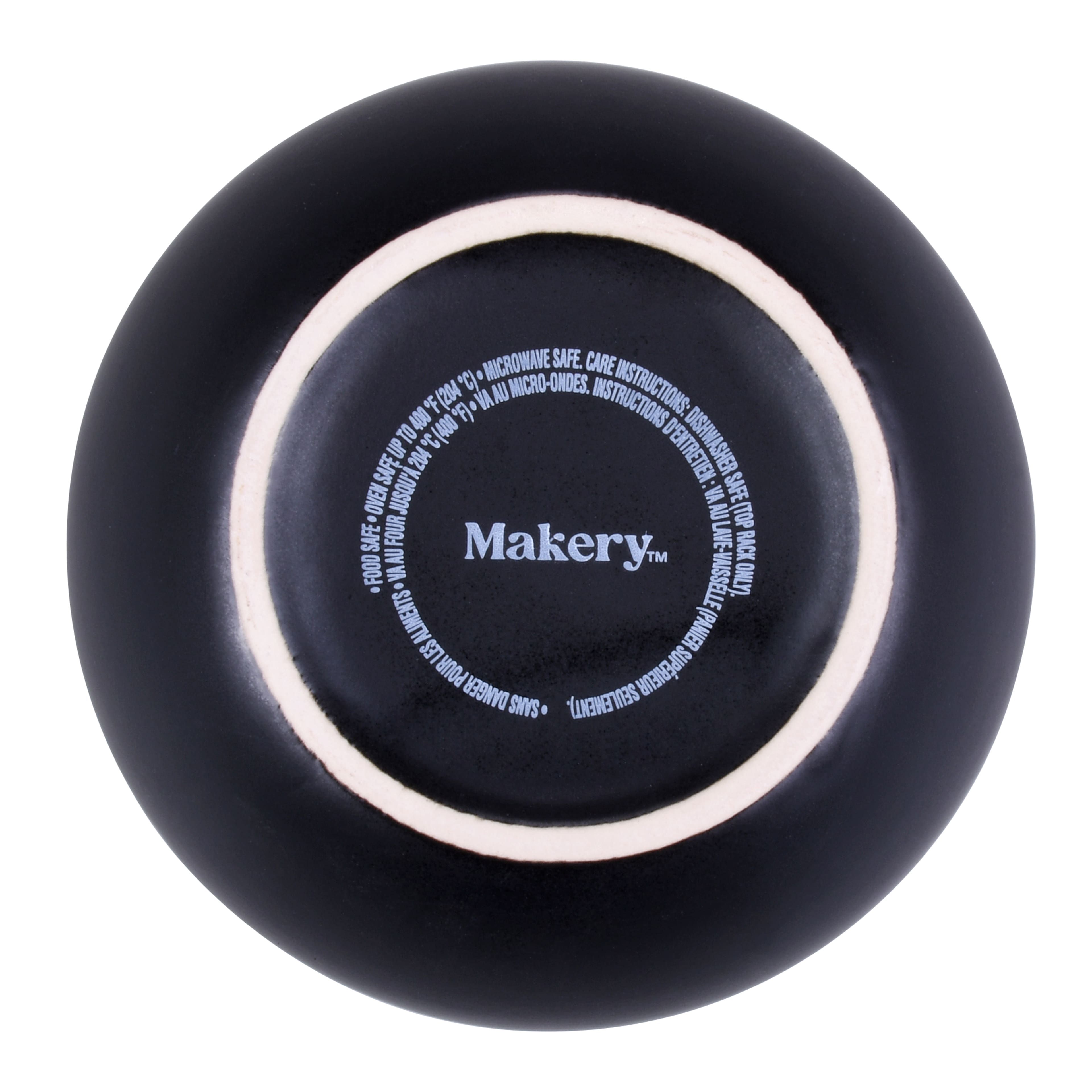 3.75&#x22; Black Ceramic Cauldron by Makery&#x2122;