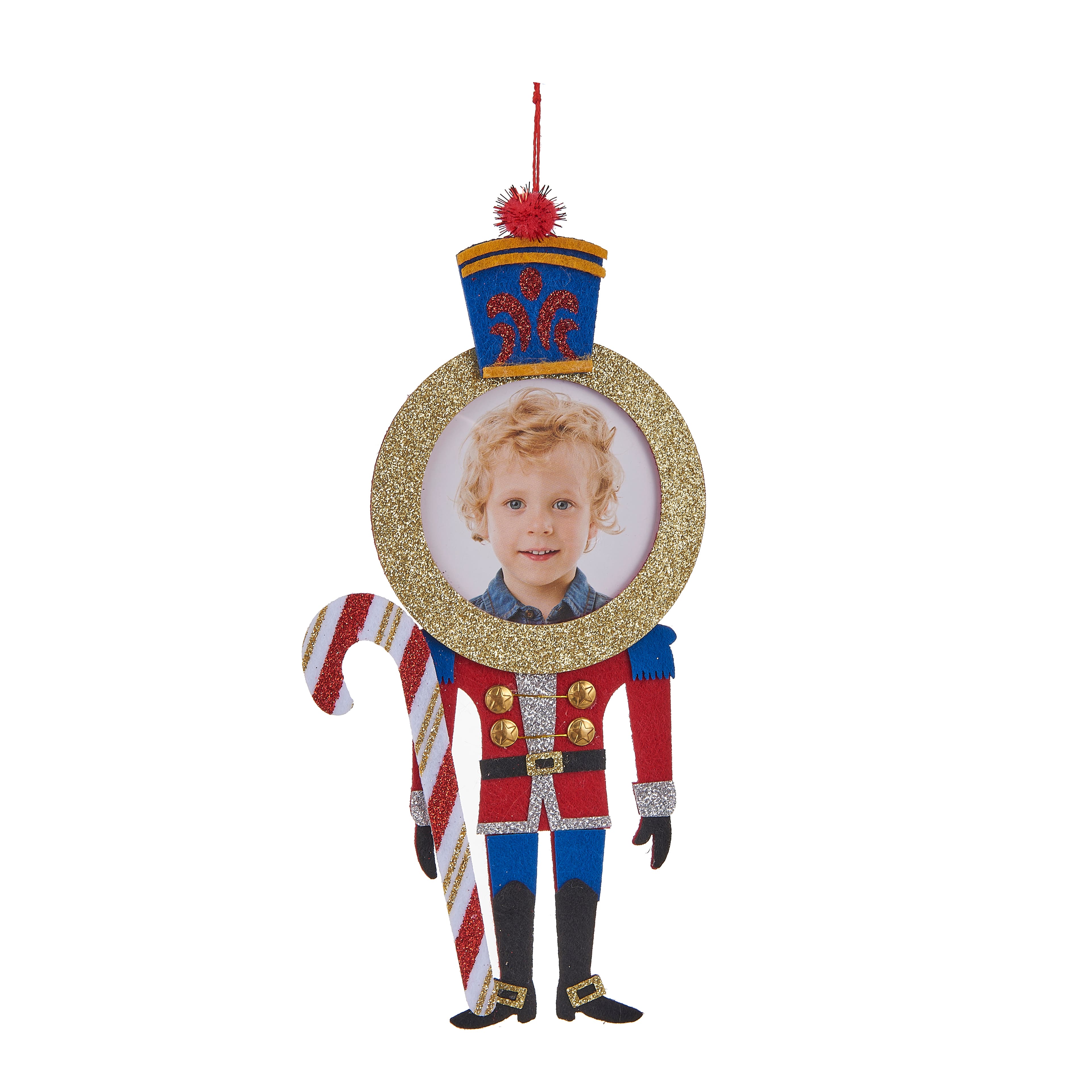 Nutcracker Christmas Felt Frame Ornament by Studio D&#xE9;cor&#xAE;