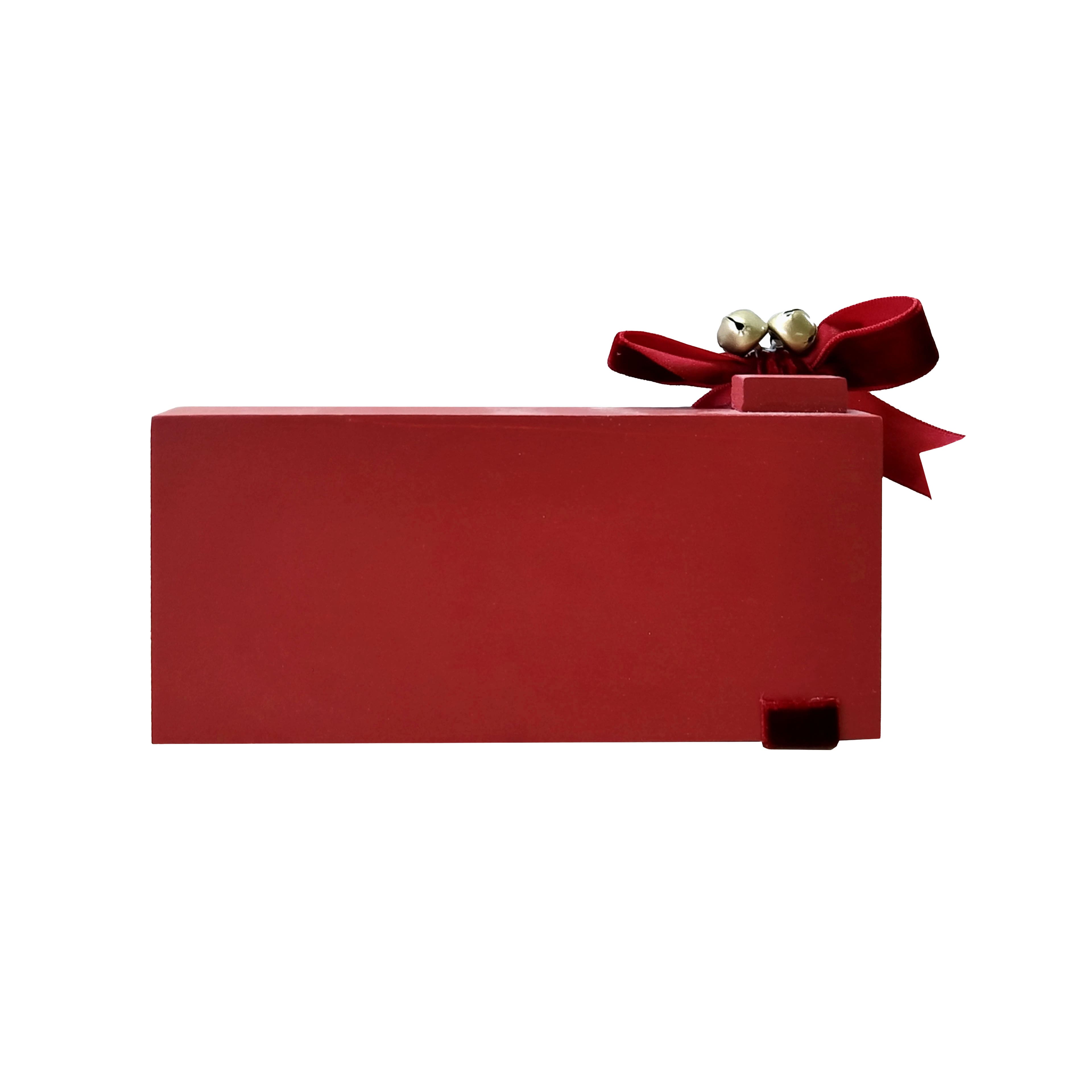7&#x22; Red &#x26; Gold Believe Block with Bow Tabletop D&#xE9;cor by Ashland&#xAE;
