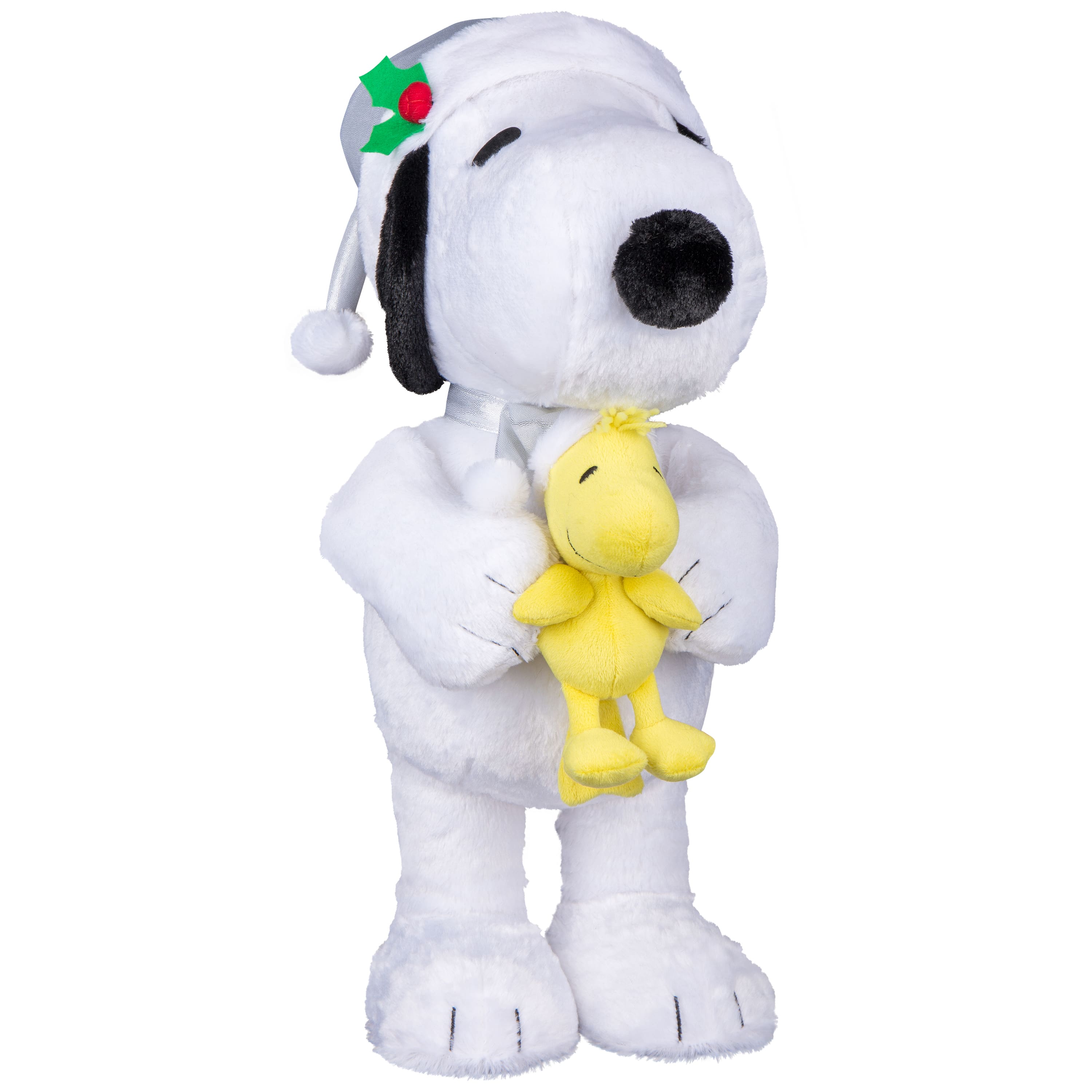 snoopy and woodstock christmas plush