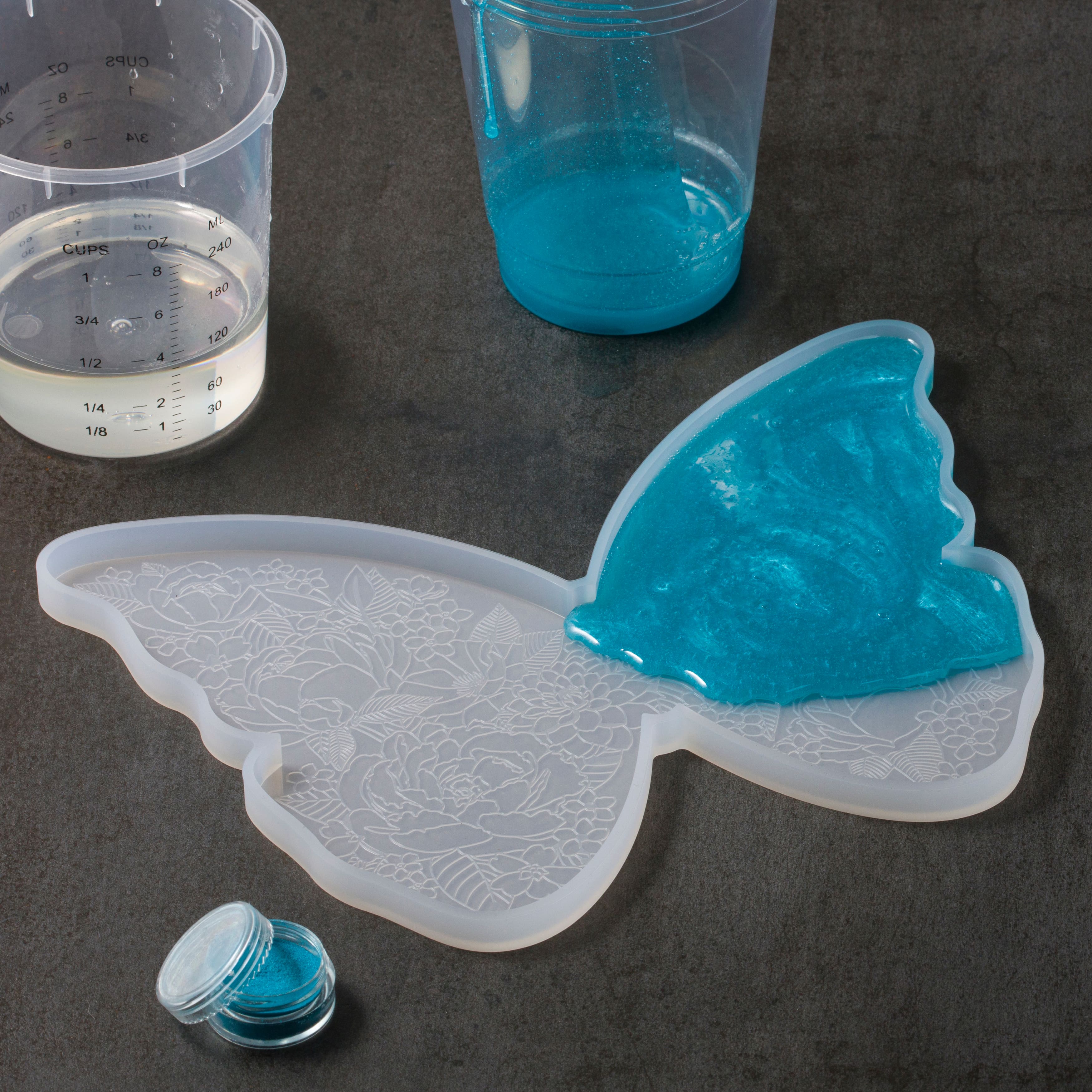 Butterfly Etched Silicone Mold by Craft Smart&#xAE;