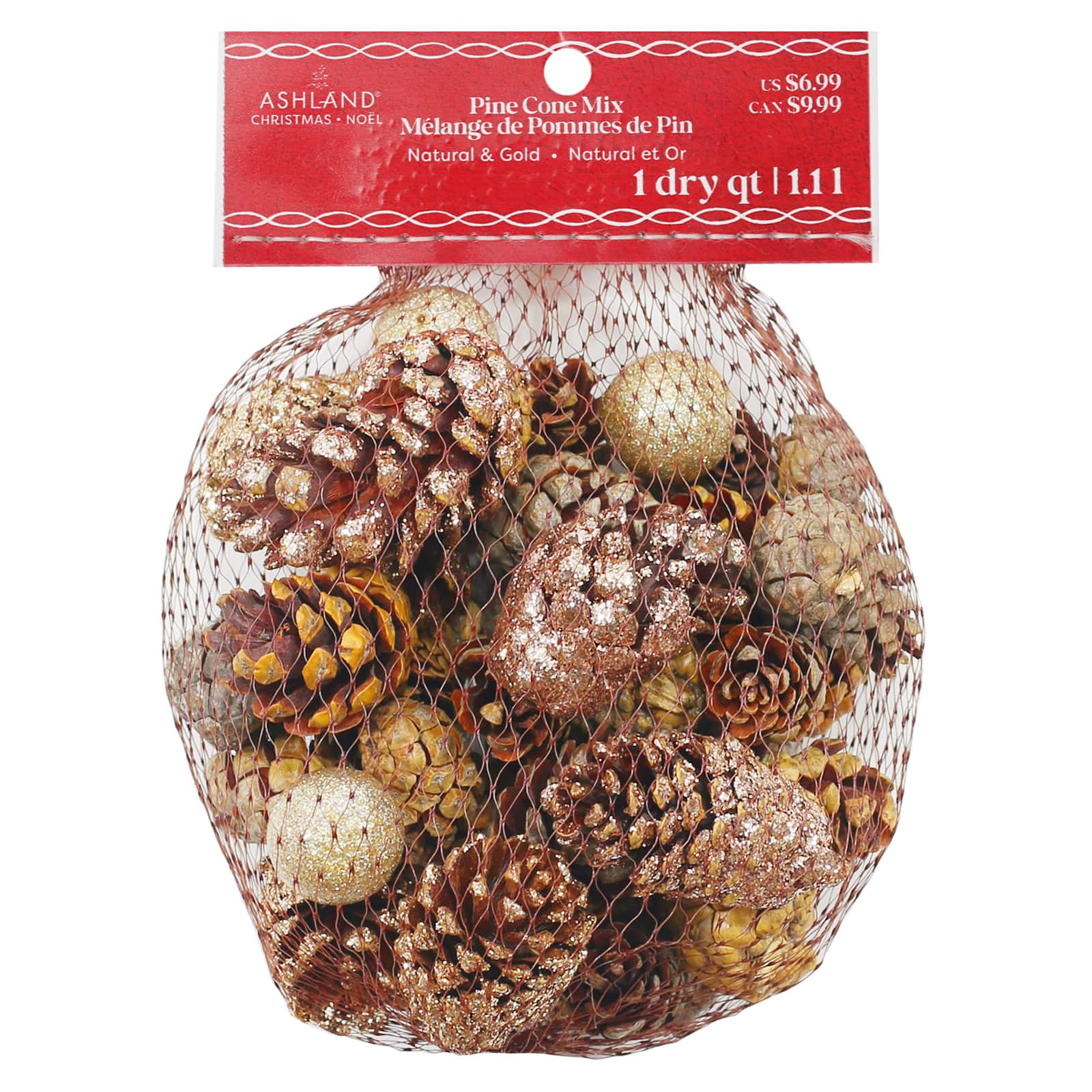 Natural Brown &#x26; Gold Pinecone Mix by Ashland&#xAE;