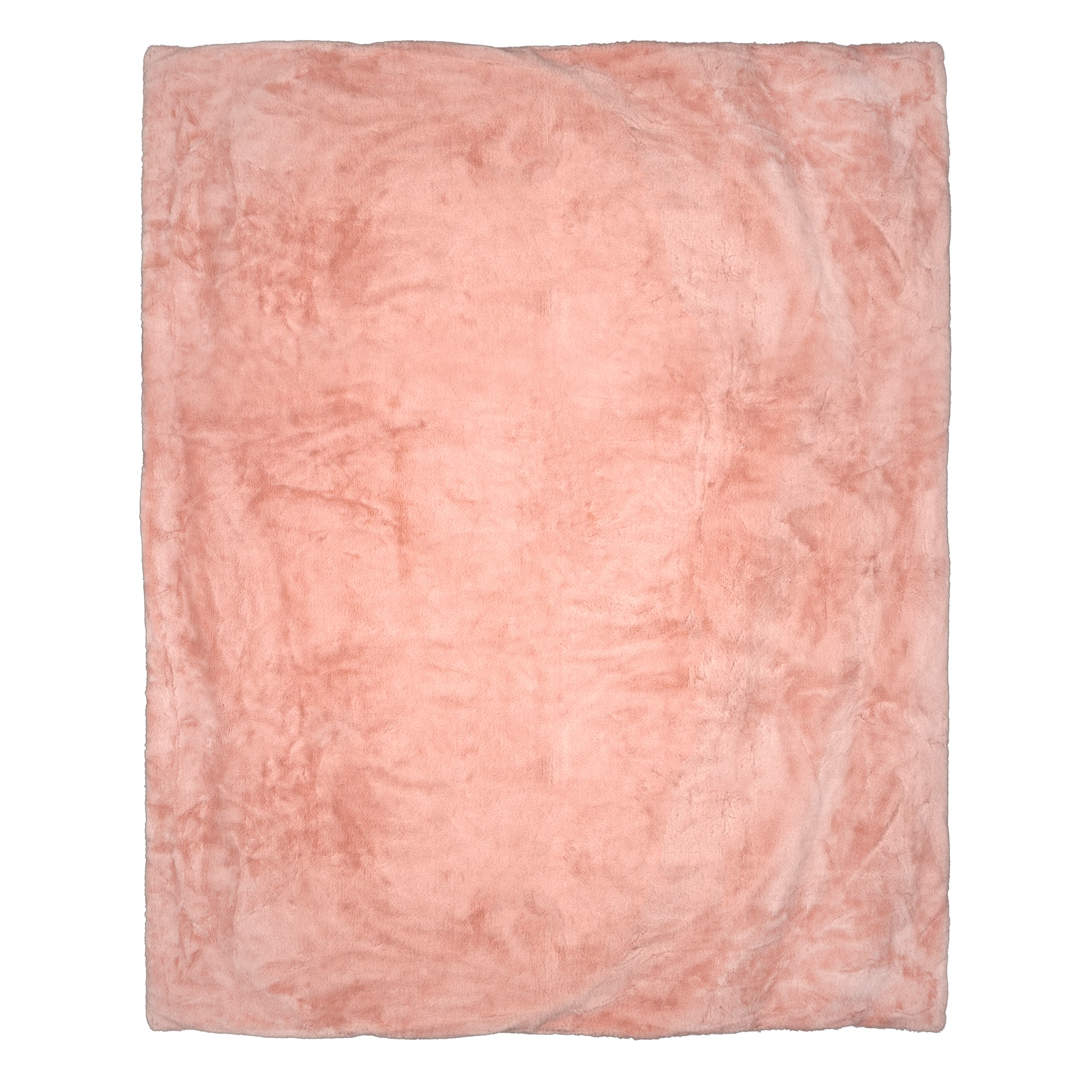 50&#x22; x 60&#x22; Pink Faux Fur Throw Blanket by Ashland&#xAE;