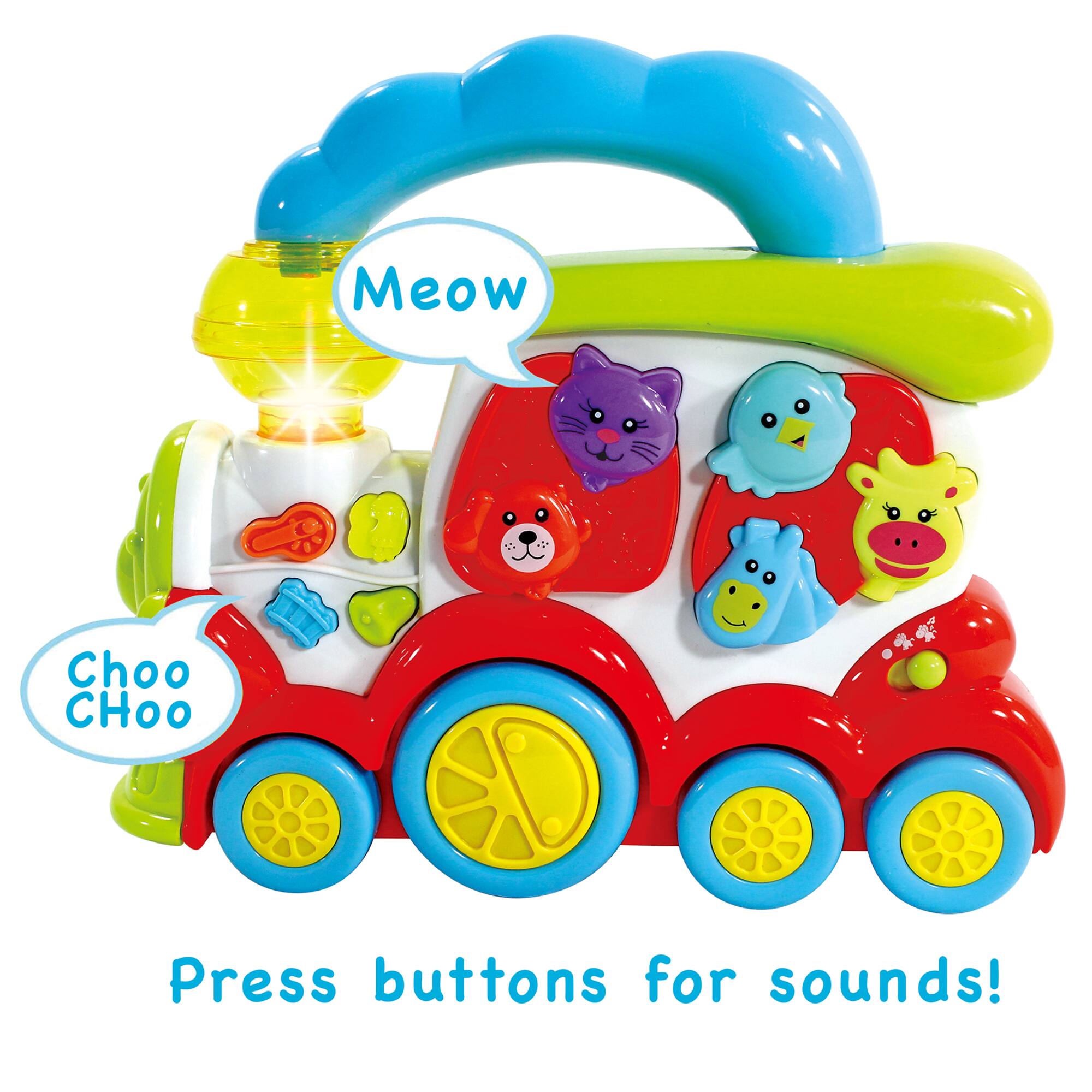 Nothing But Fun Toys Lights & Sounds Animal Choo Choo Train