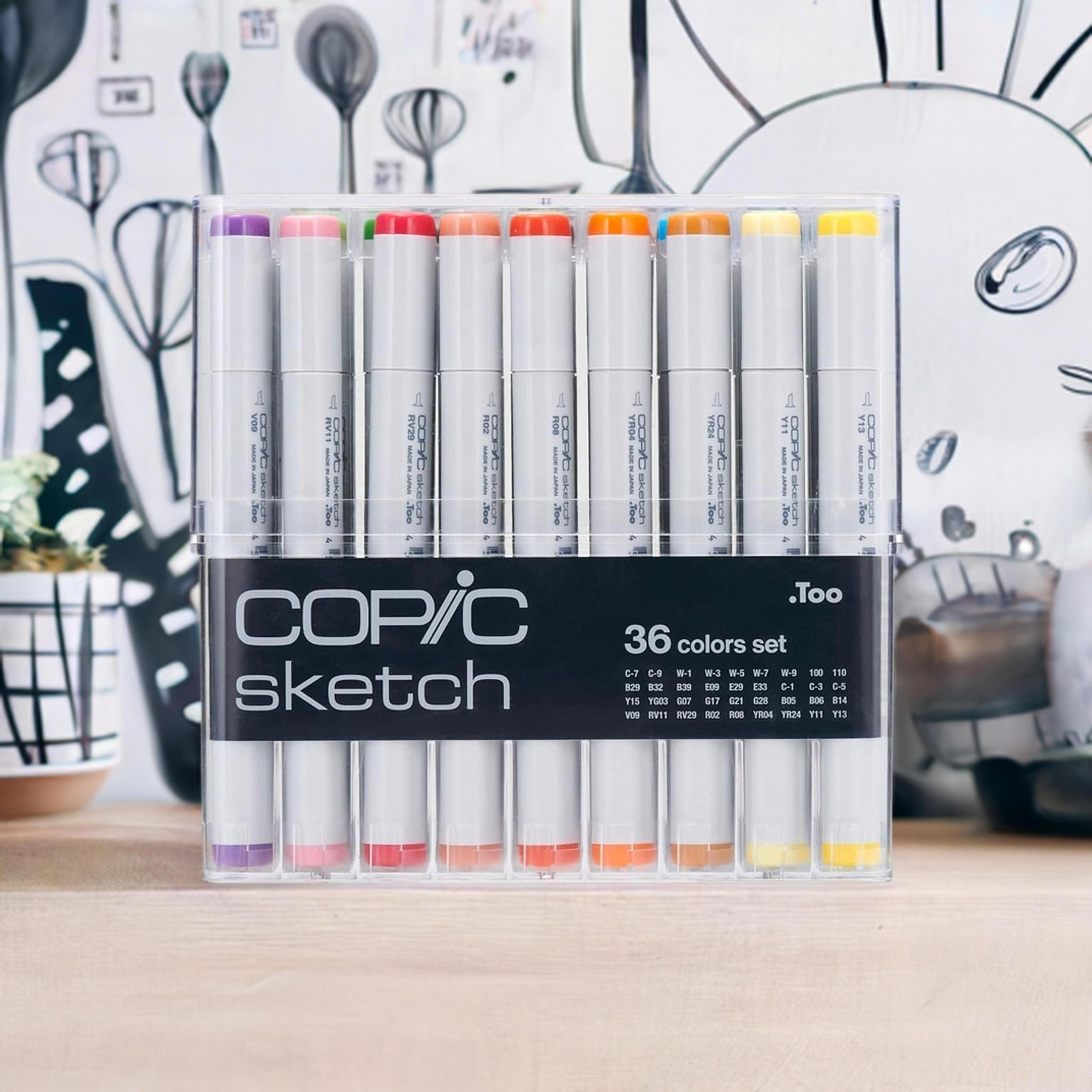 Copic&#xAE; Basic 36 Color Sketch Marker Set