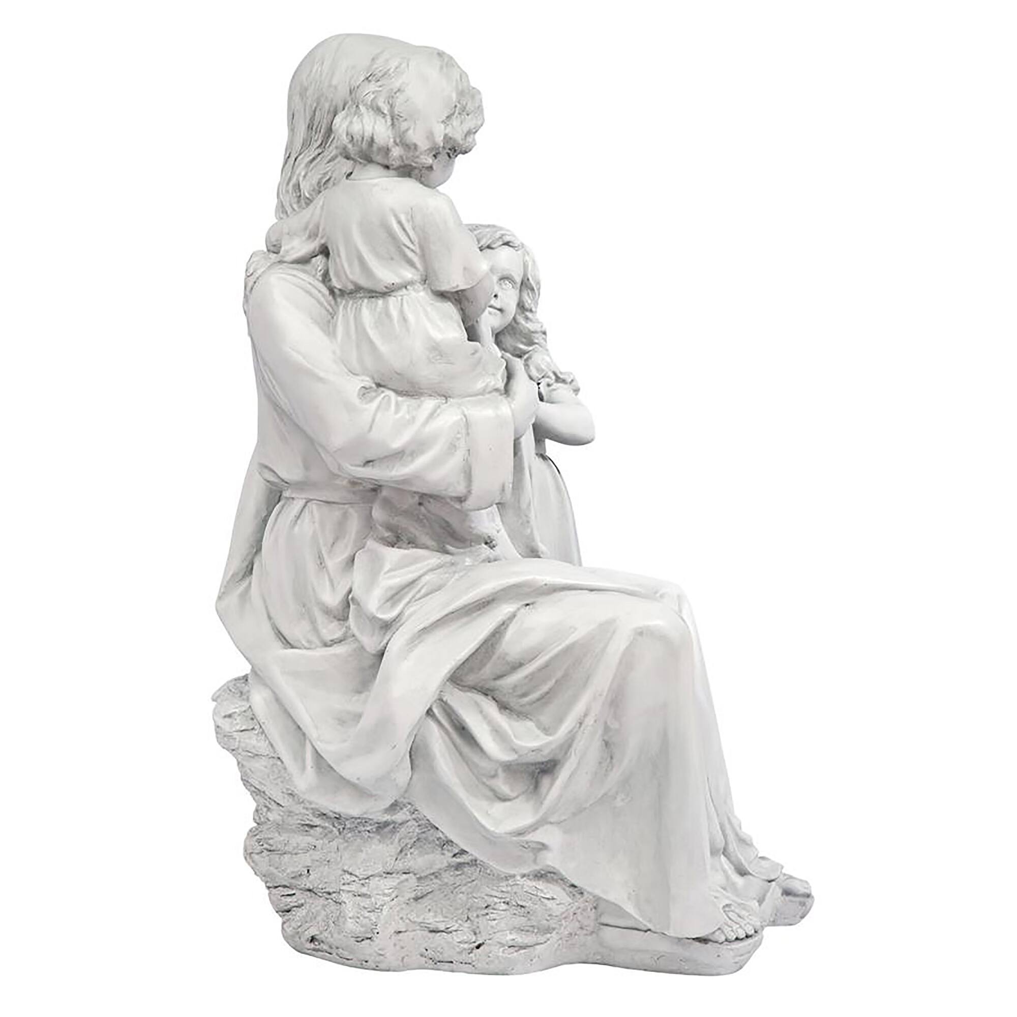 Design Toscano 28&#x22; Jesus Loves the Little Children Garden Sculpture