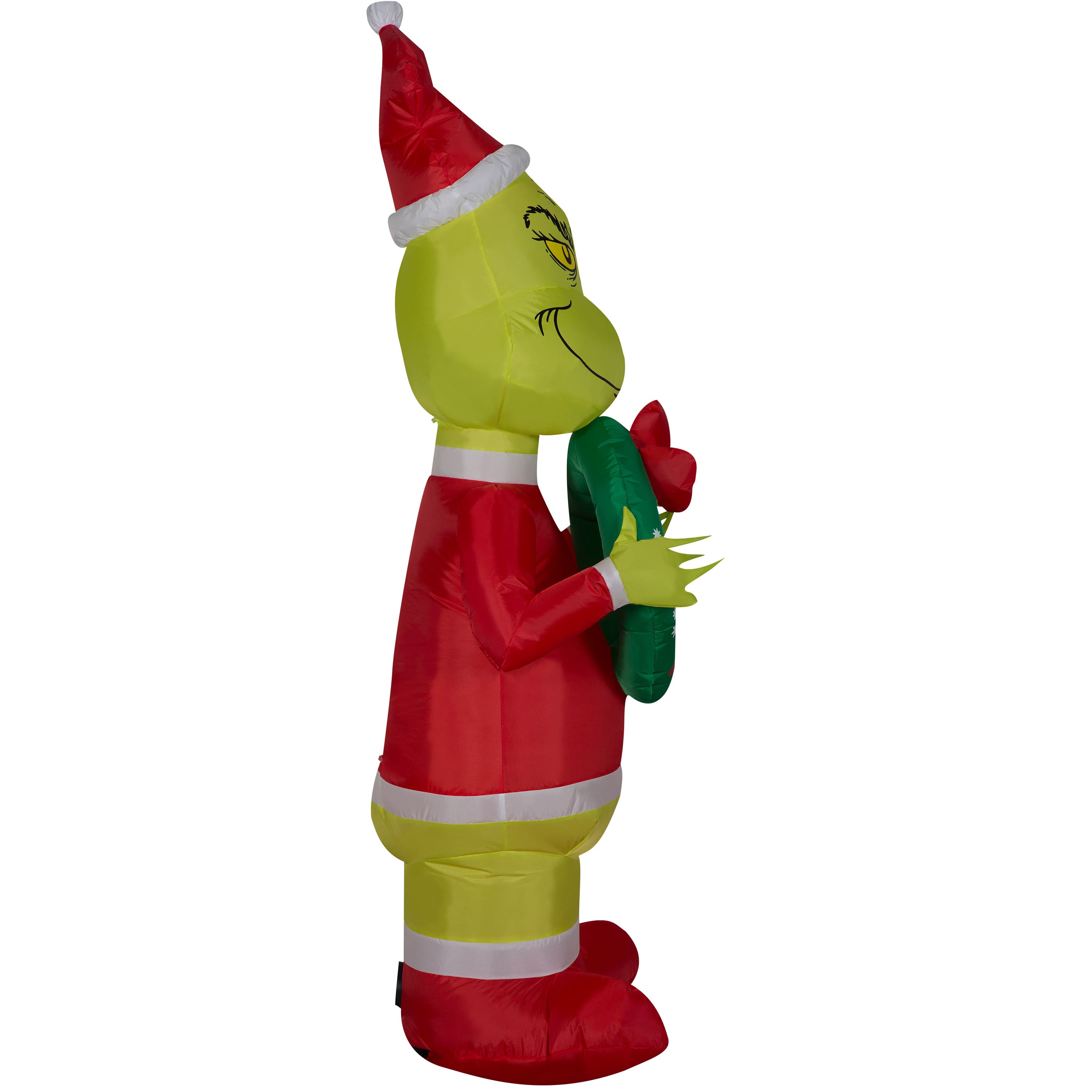 5.5ft. Airblown® Inflatable Grinch With Wreath 