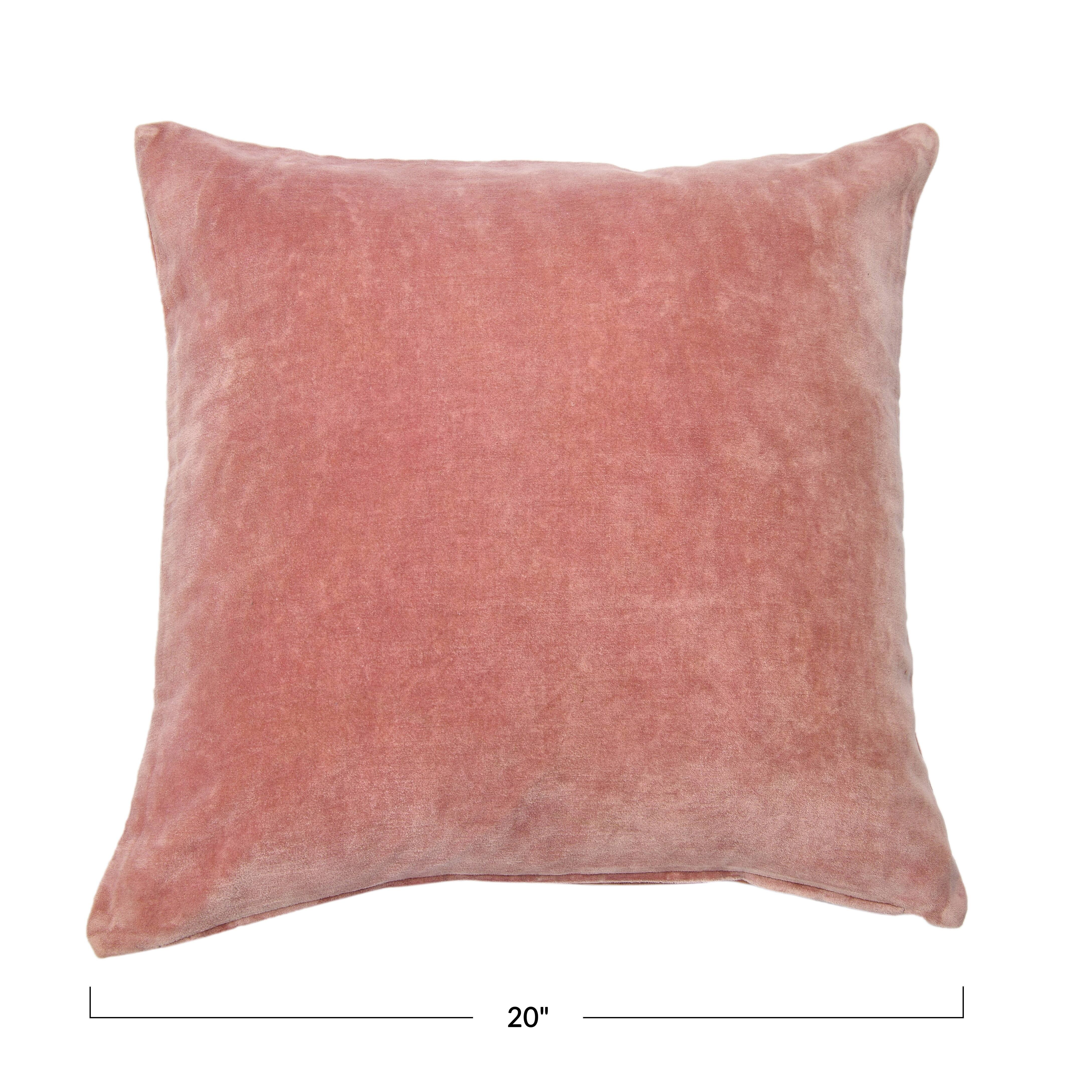 Hello Honey&#xAE; 20&#x22; Square Velvet Knife Edge Pillow Cover