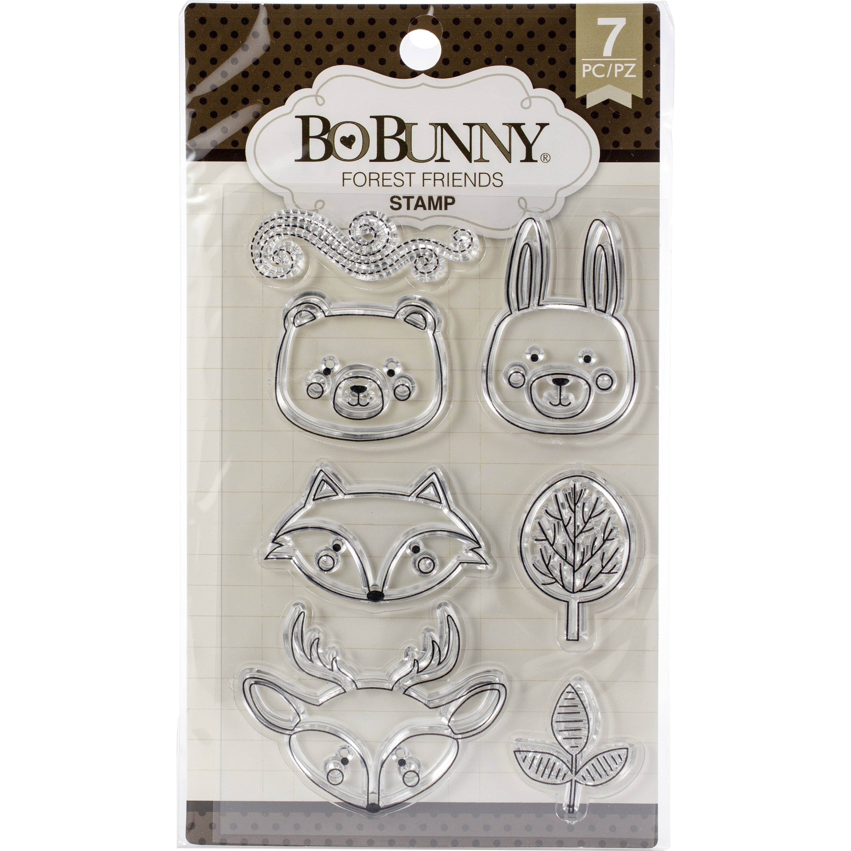 Set BO BUNNY Clear Stamps INLINE ALPHABET with 42pc 12105607 