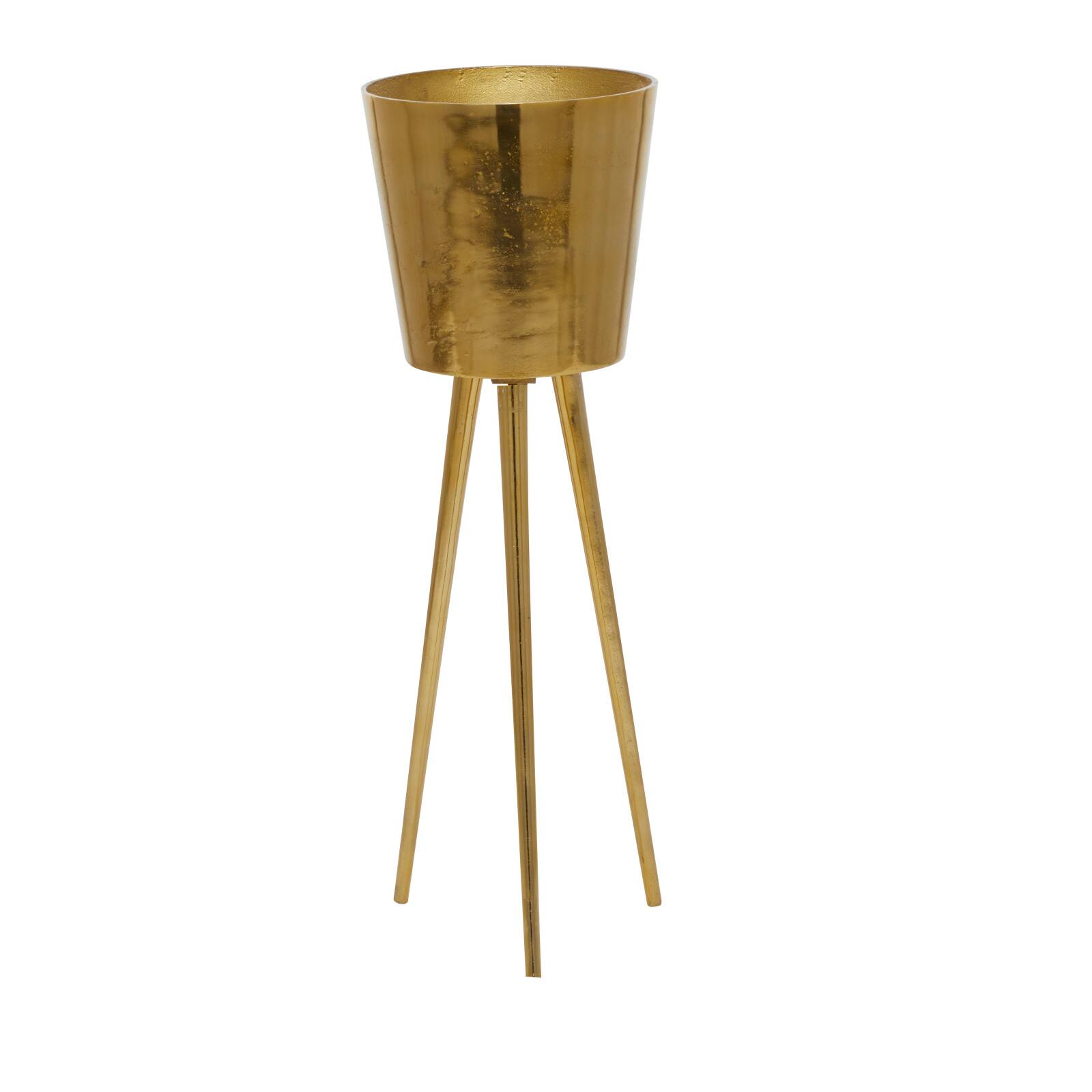 Gold Modern Wine Holder, 10" x 10" x 28"