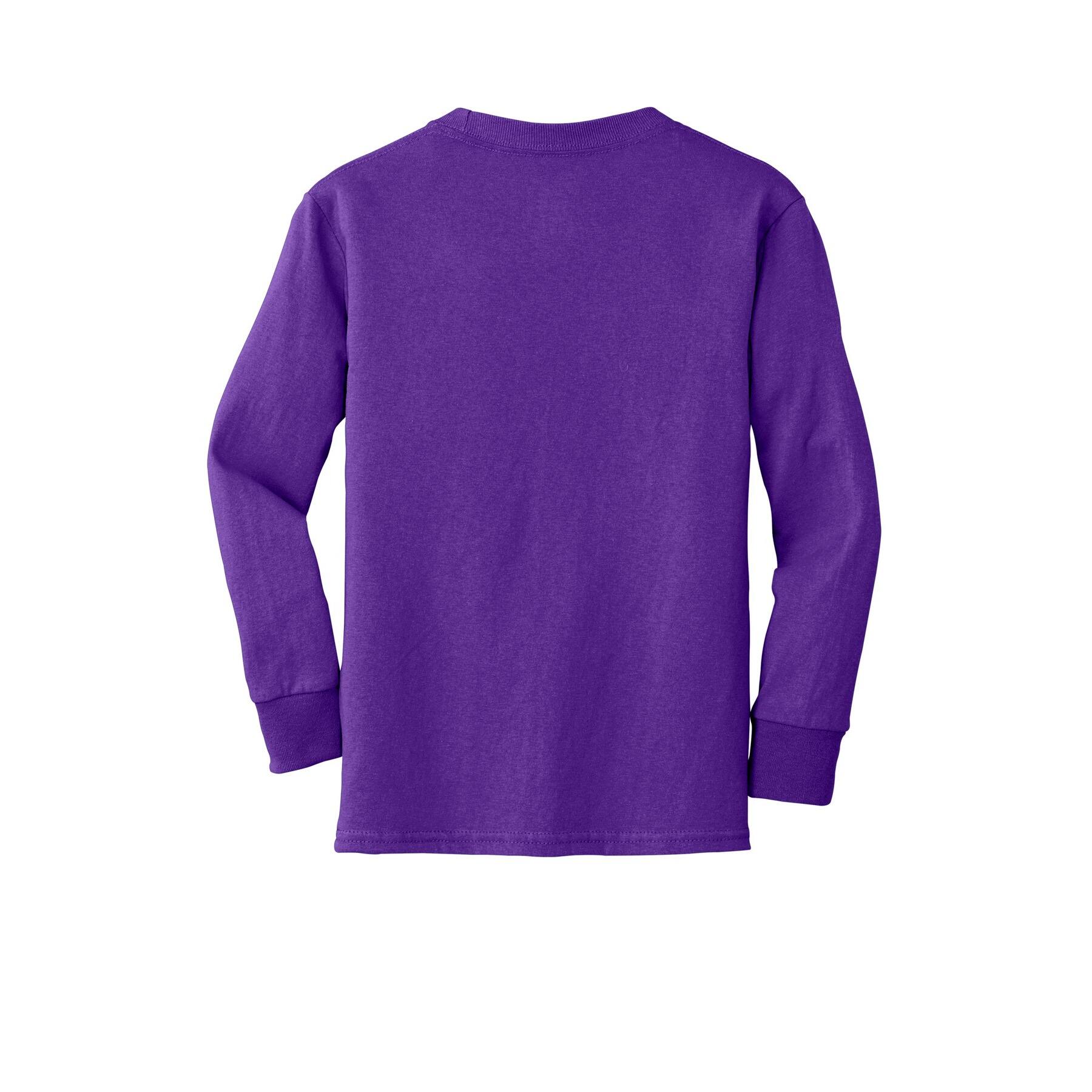 Port &#x26; Company&#xAE; Youth Long Sleeve Core Cotton T-Shirt