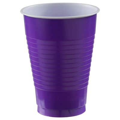 Purple Plastic 12 oz Cups #2255520707