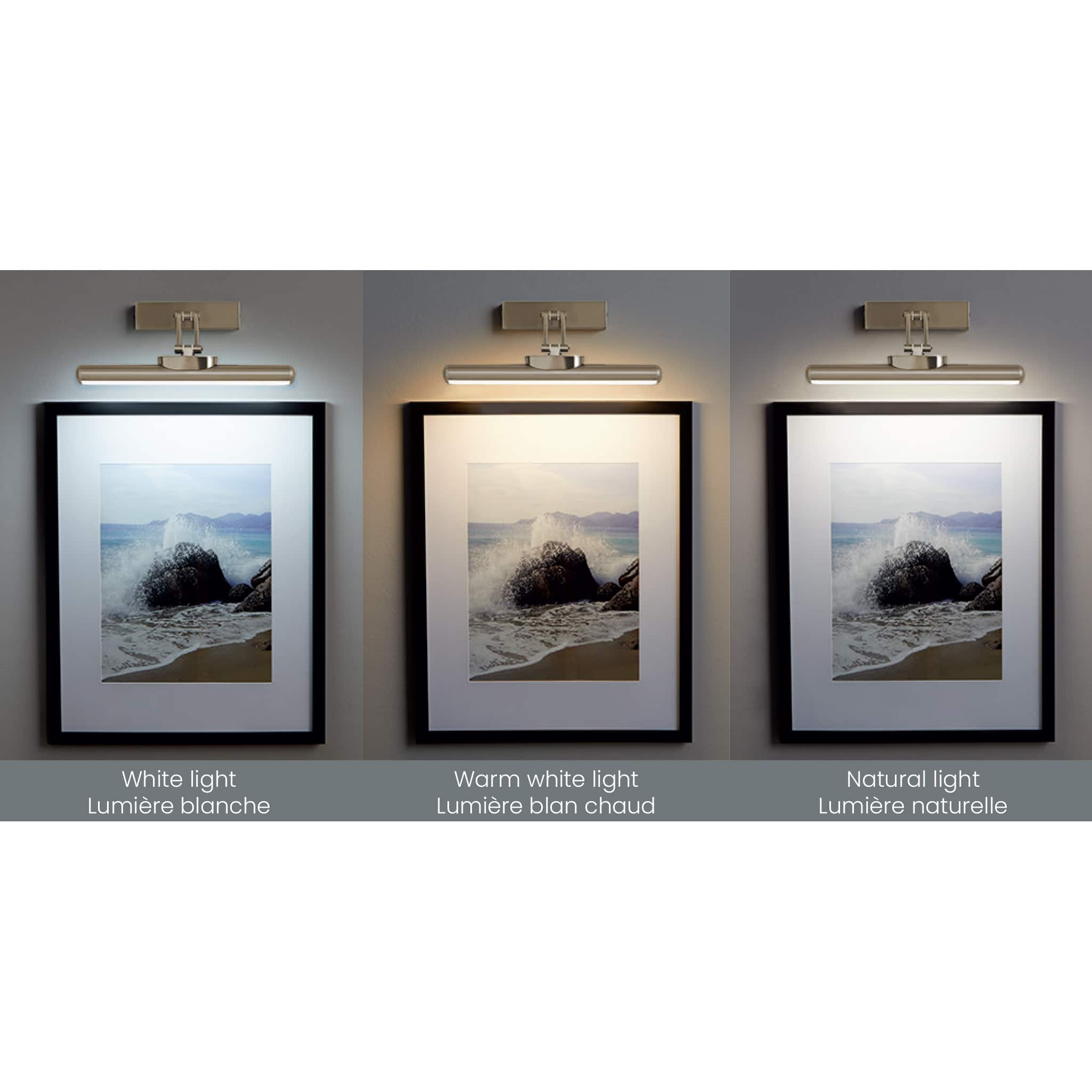 6 Pack: Rechargeable LED Wall-Mounted Gallery Light by Studio Décor®