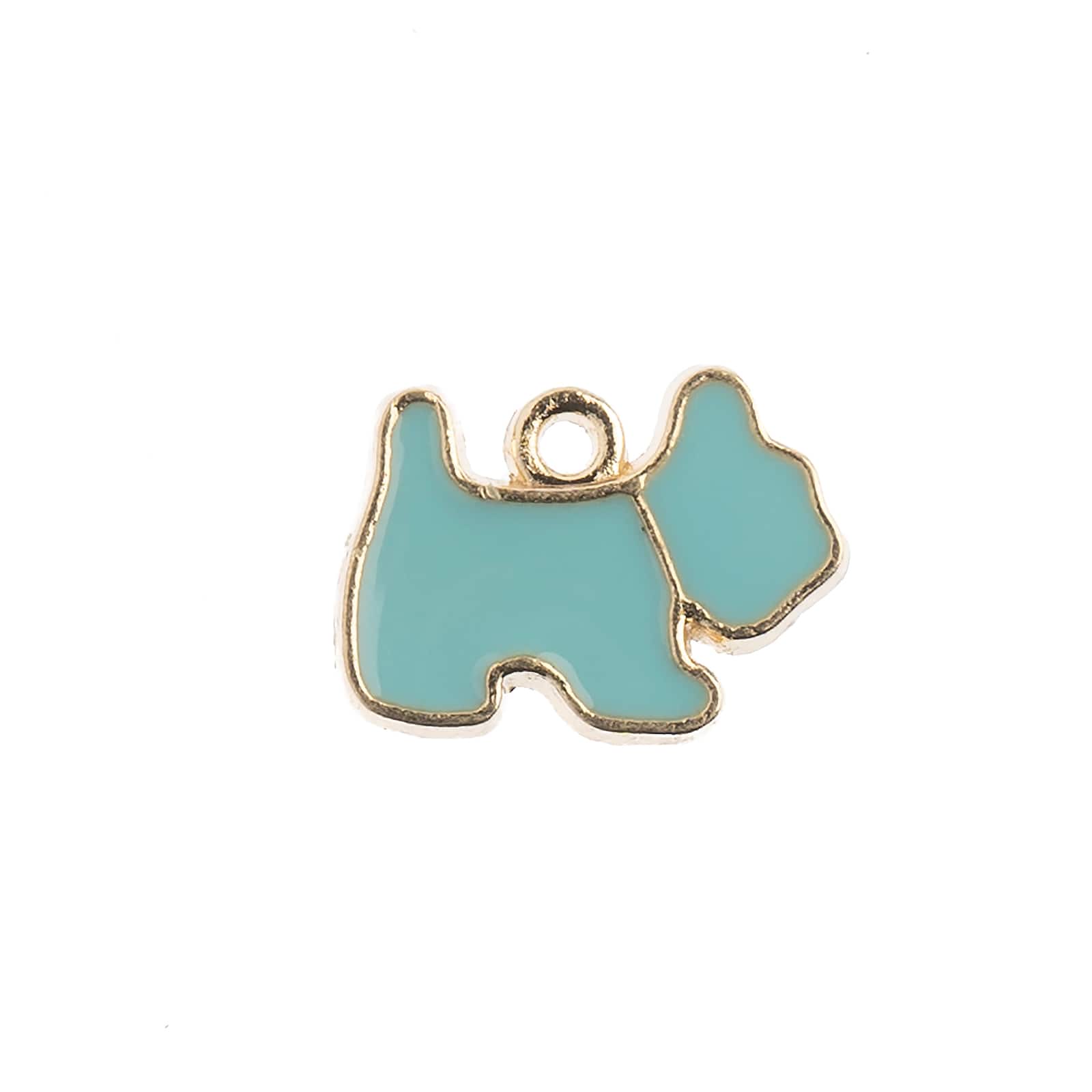 John Bead Sweet & Petite Scottie Dog Charms, 10ct.