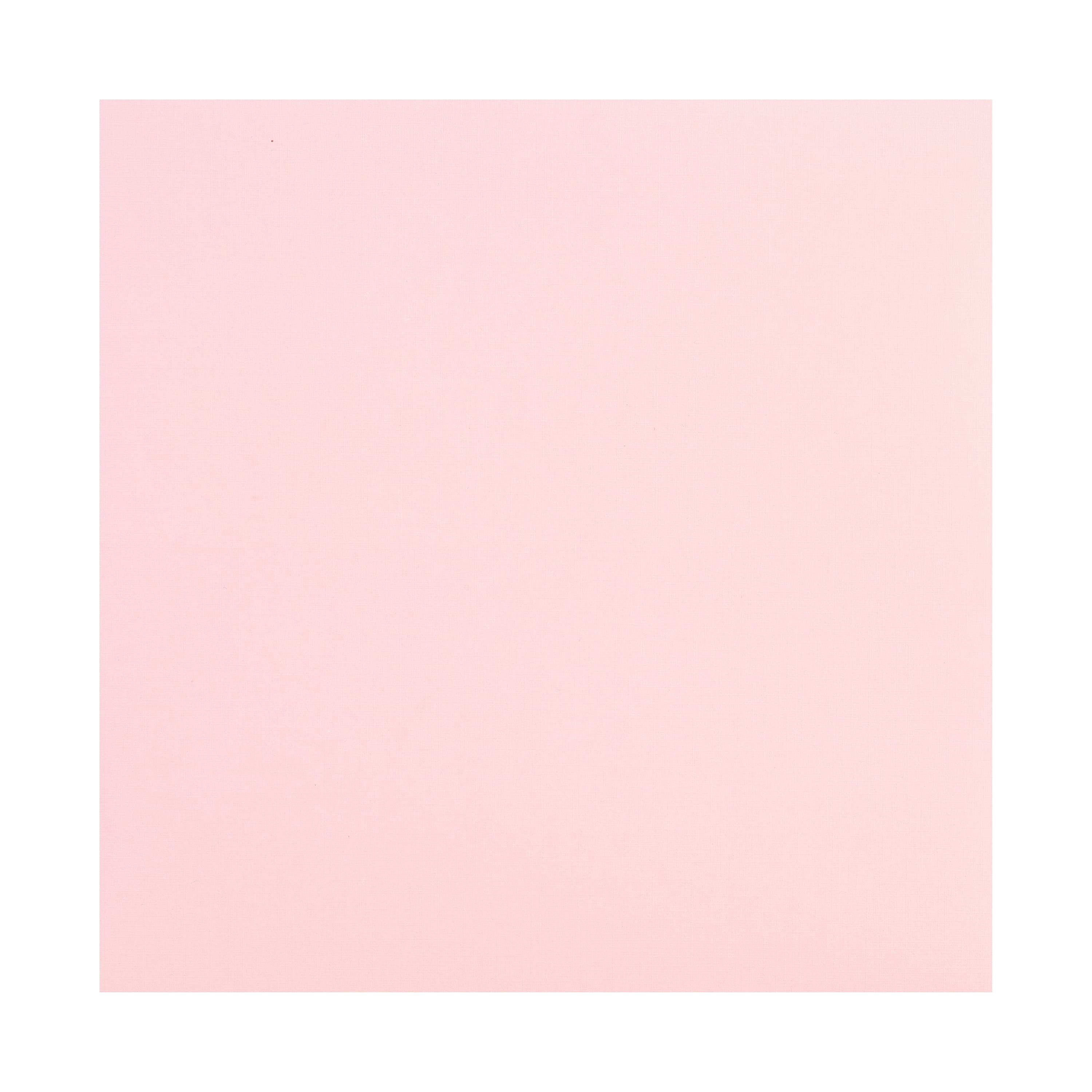 Pearlescent Light Pink Cardstock - 12 x 12 inch - 105Lb Cover - 10 Sheets -  Clear Path Paper