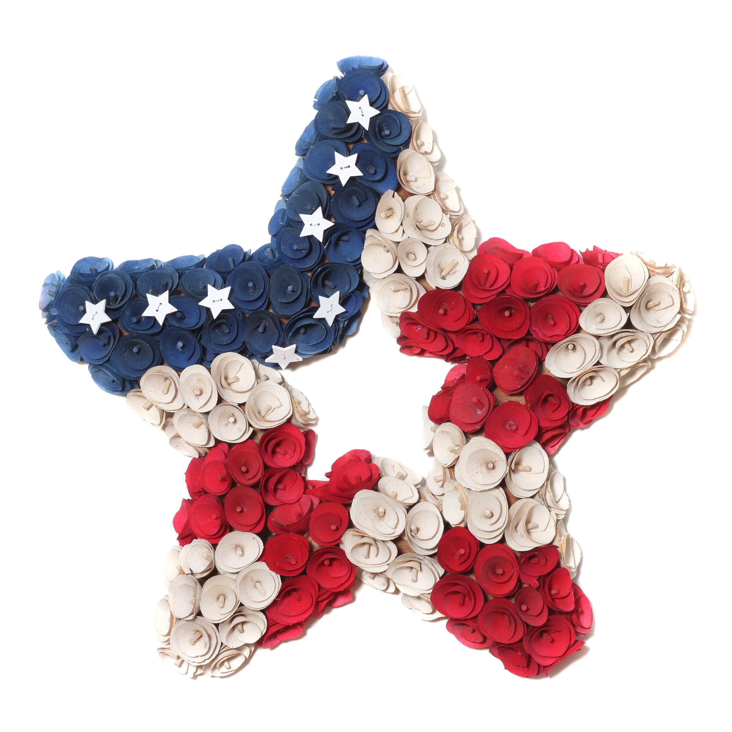 21&#x22; Red, White &#x26; Blue Star Decoration