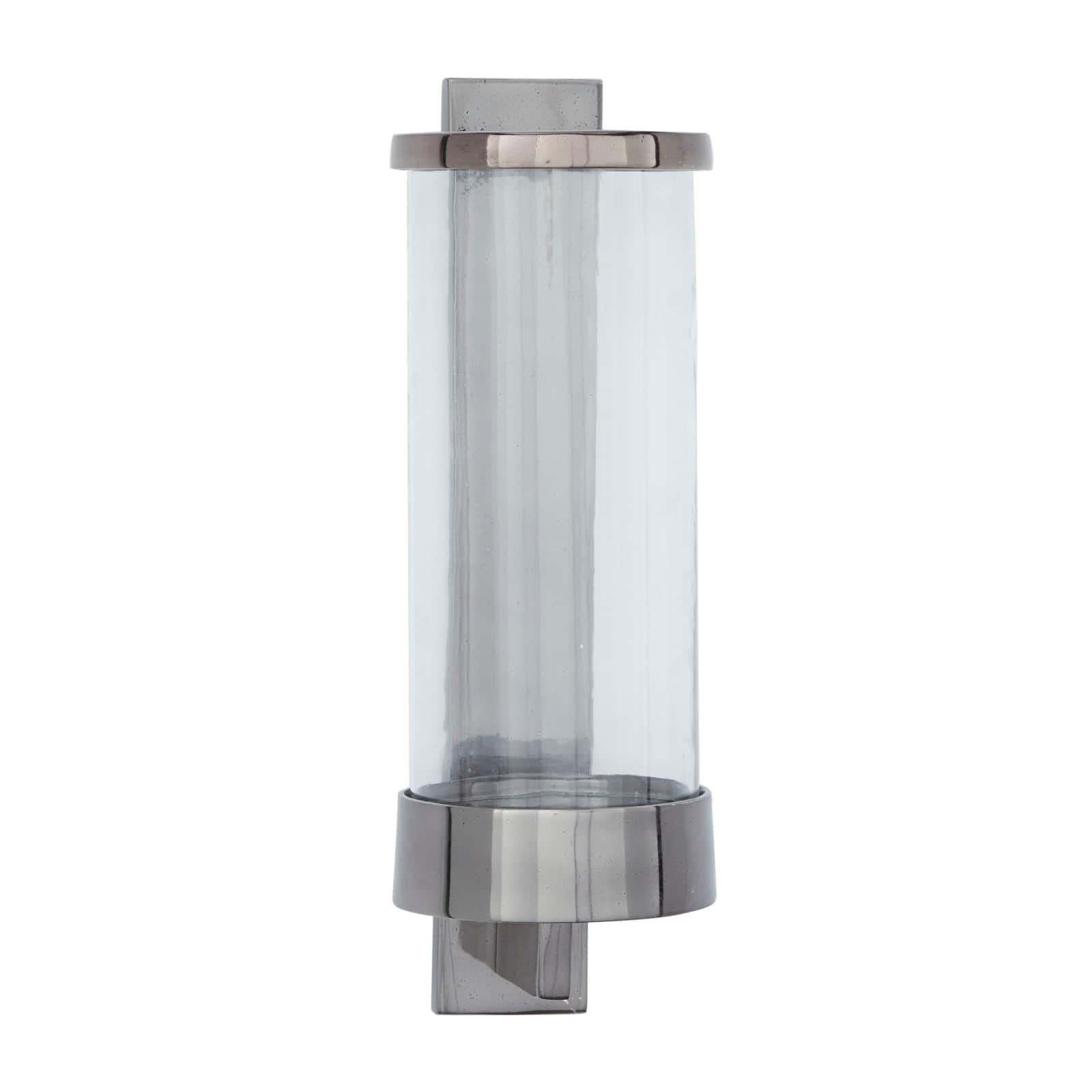 Grey Aluminum Contemporary Wall Sconce, 16" x 5" x 7"