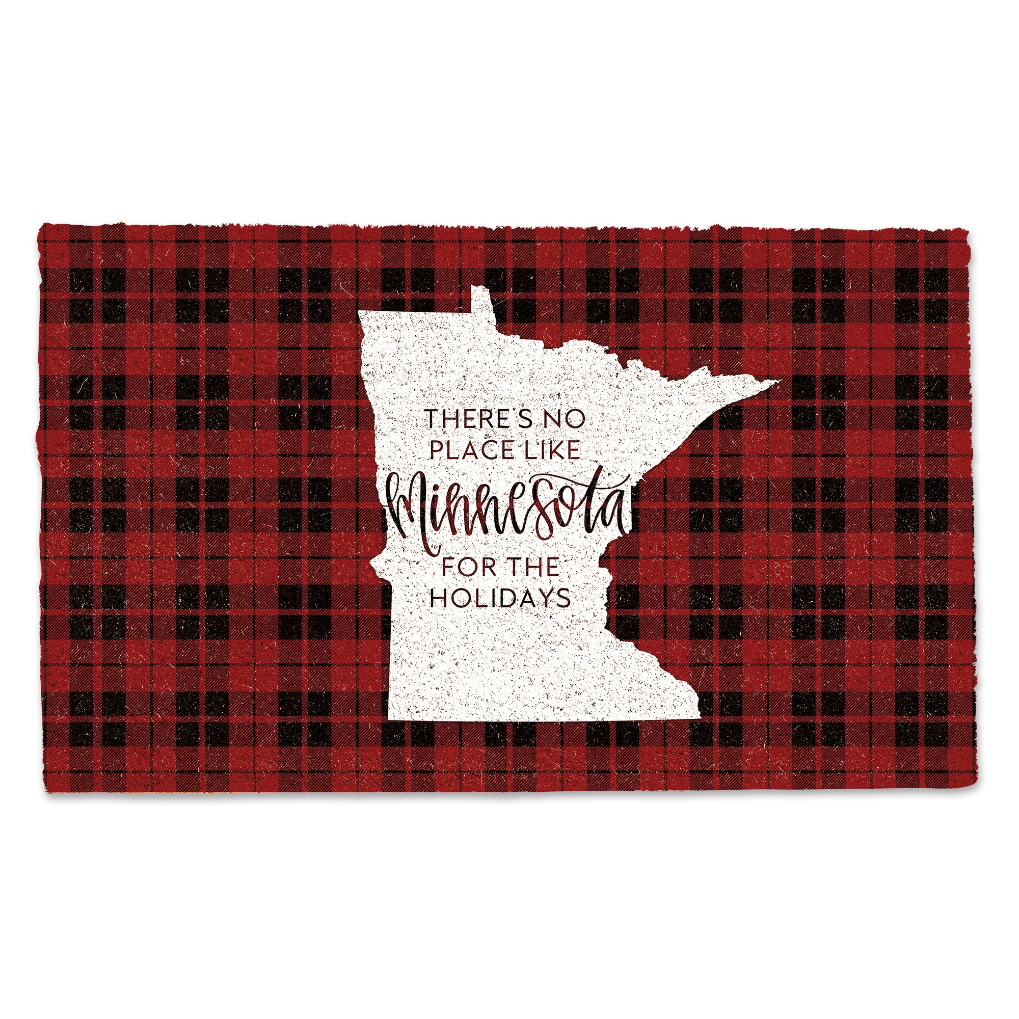 There's No Place Like Minnesota for the Holidays Doormat