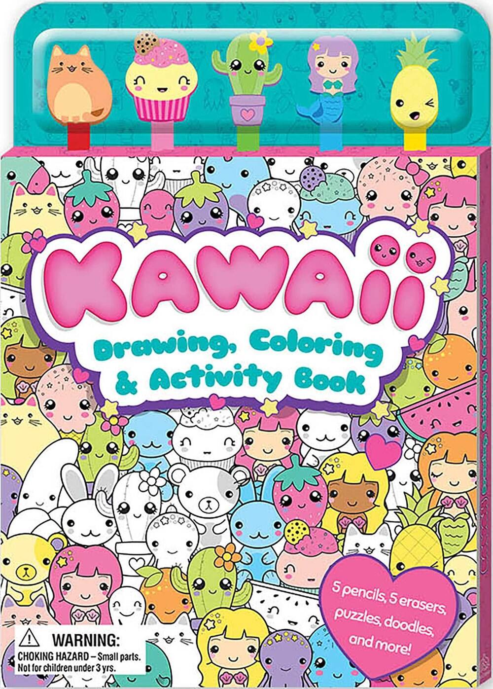 Download Kawaii Drawing Coloring Activity Book Michaels
