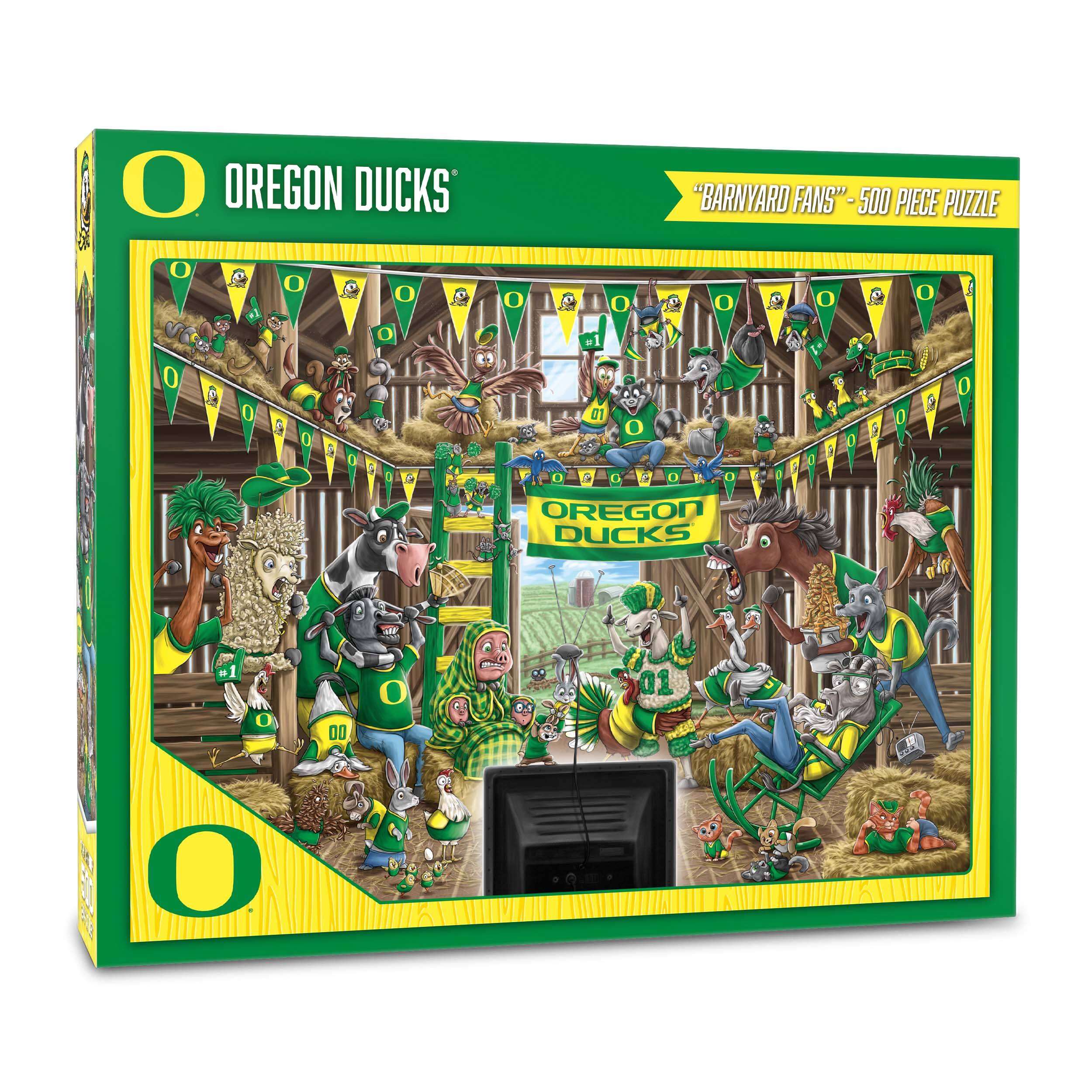College Barnyard Fans 500 Piece Puzzle