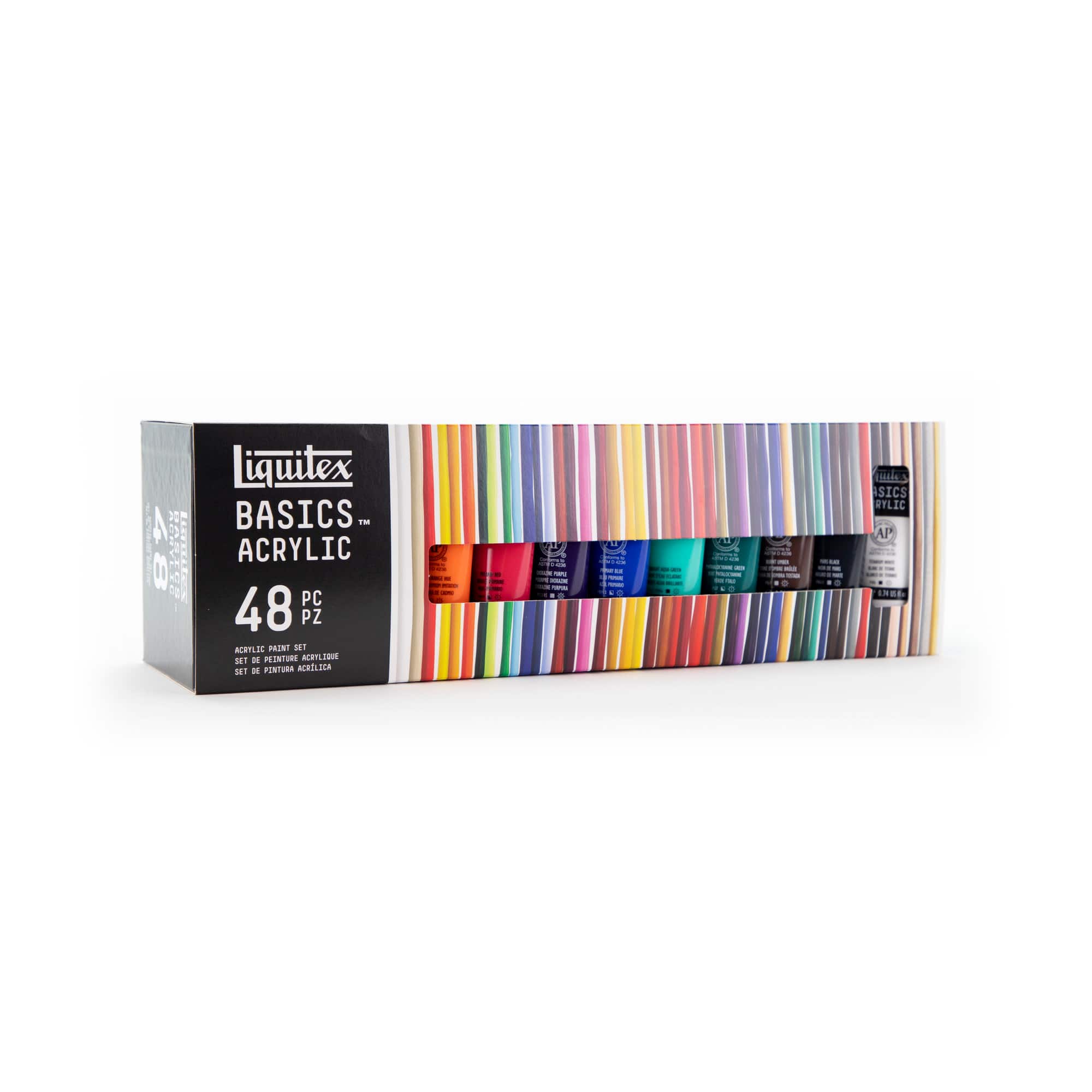 6 Packs: 48 ct. (288 total) Liquitex BASICS&#xAE; Acrylic Color Set, 22 mL