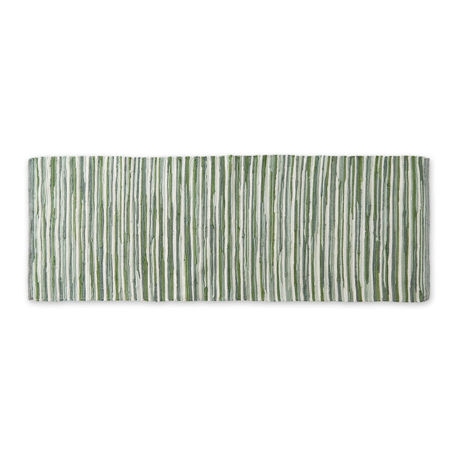 DII® Slim Stripe Cotton Chindi Rug, 2ft. x 6ft.