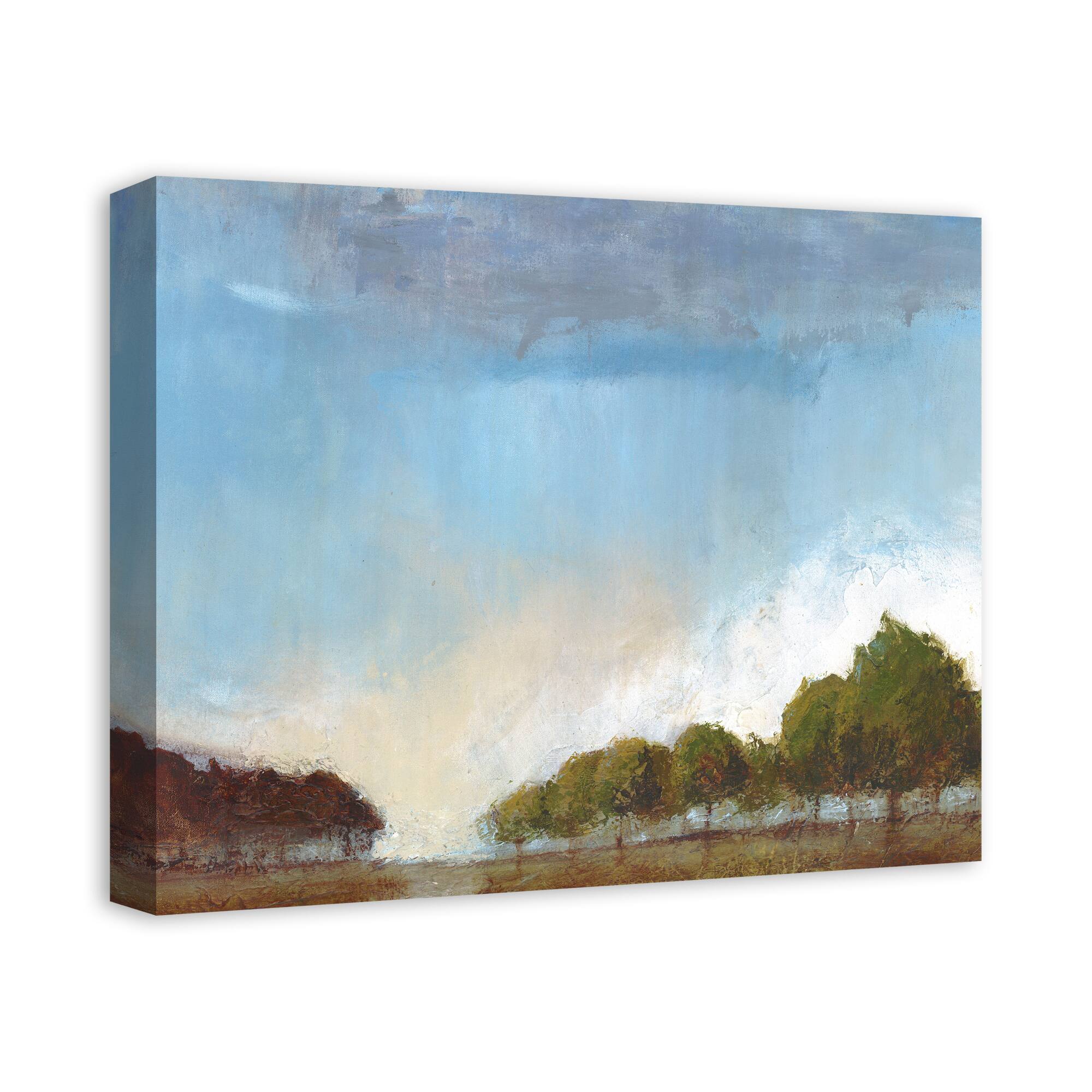 Bright Treeline 20" x 16" Canvas Wall Art