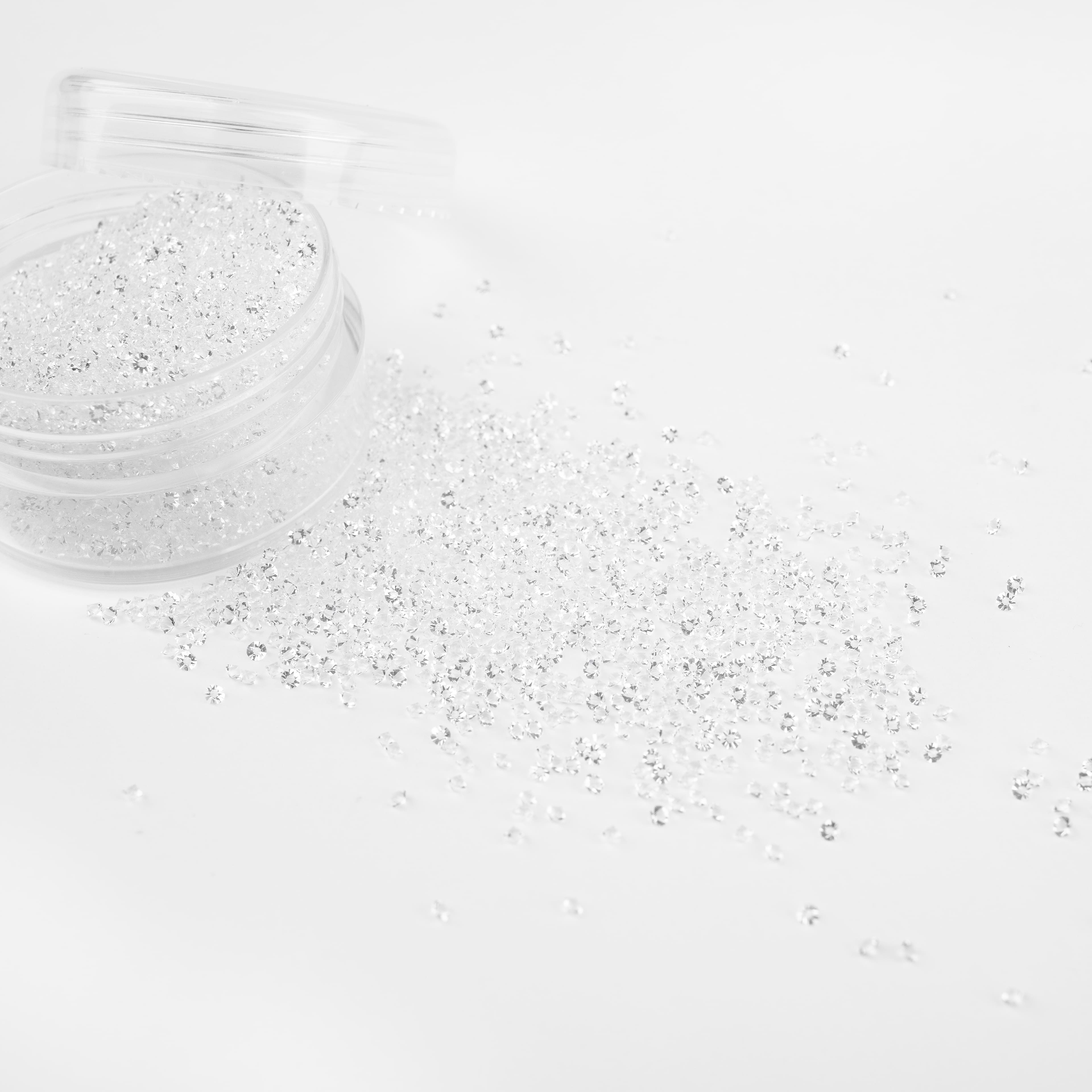 12 Pack: 1.2mm Glass Micro Rhinestones by Bead Landing&#x2122;, 0.7oz.