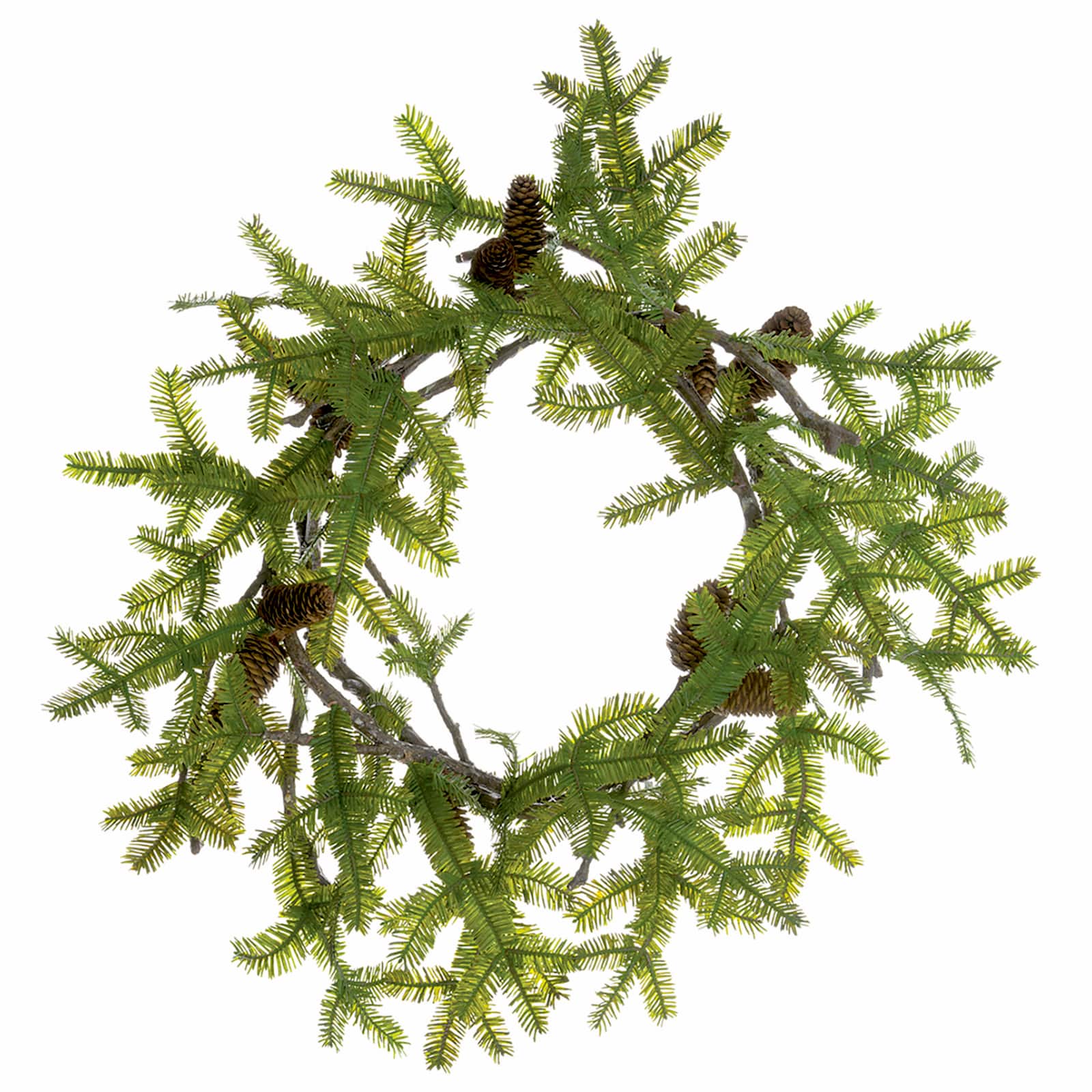 24&#x22; Spruce Pine &#x26; Pinecone Wreath