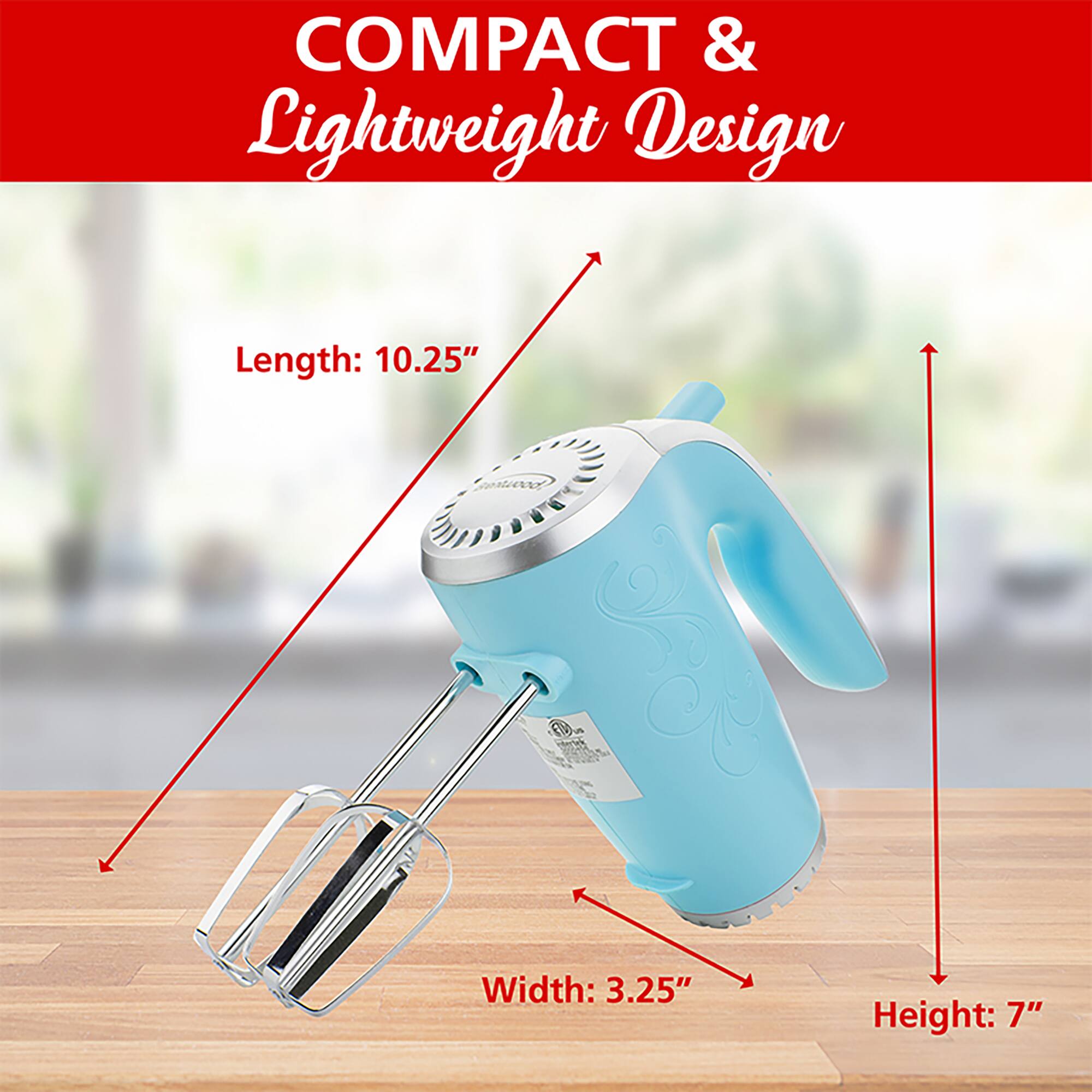 Brentwood Lightweight 5-Speed Electric Hand Mixer