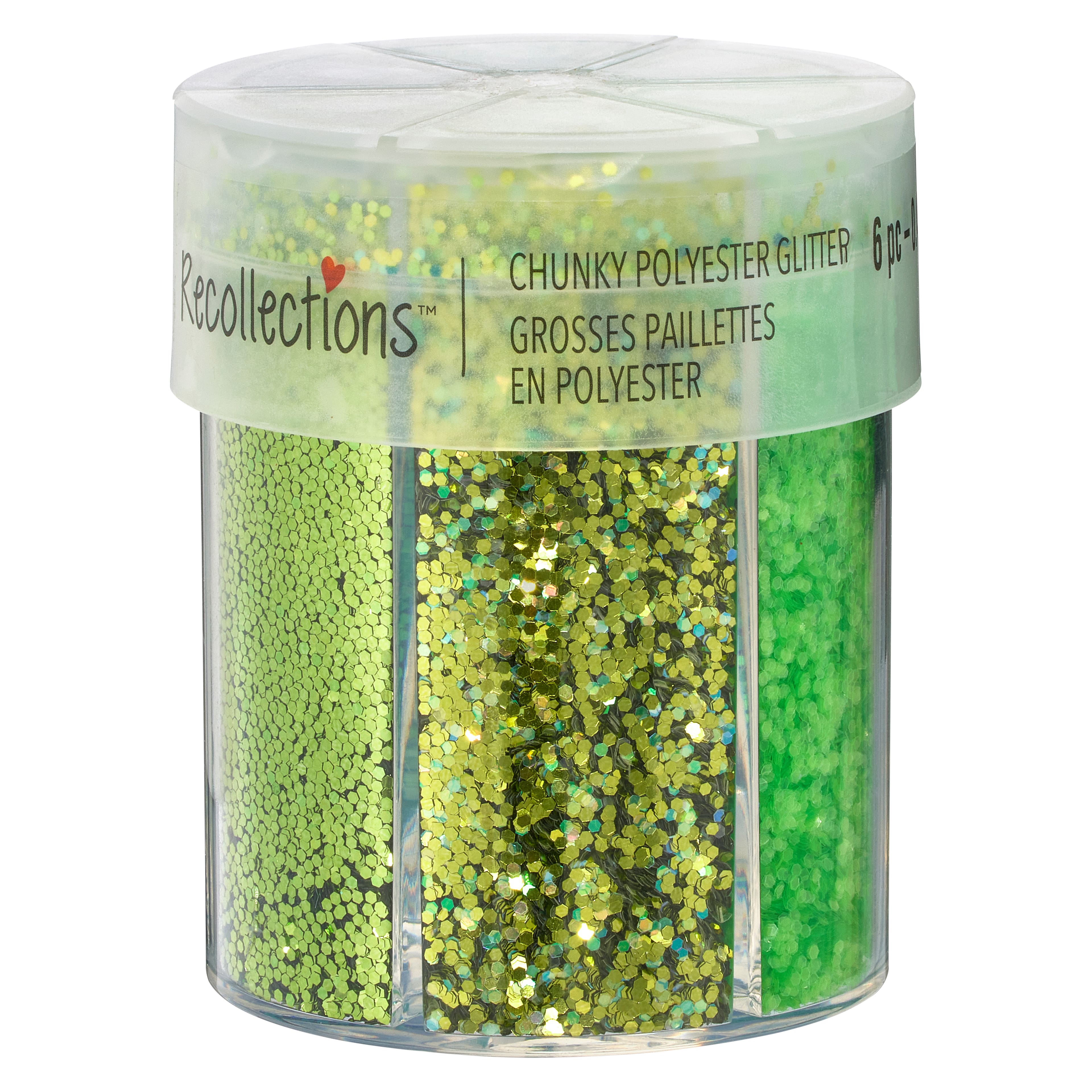 12 Pack: Chunky Polyester Glitter Mix by Recollections™