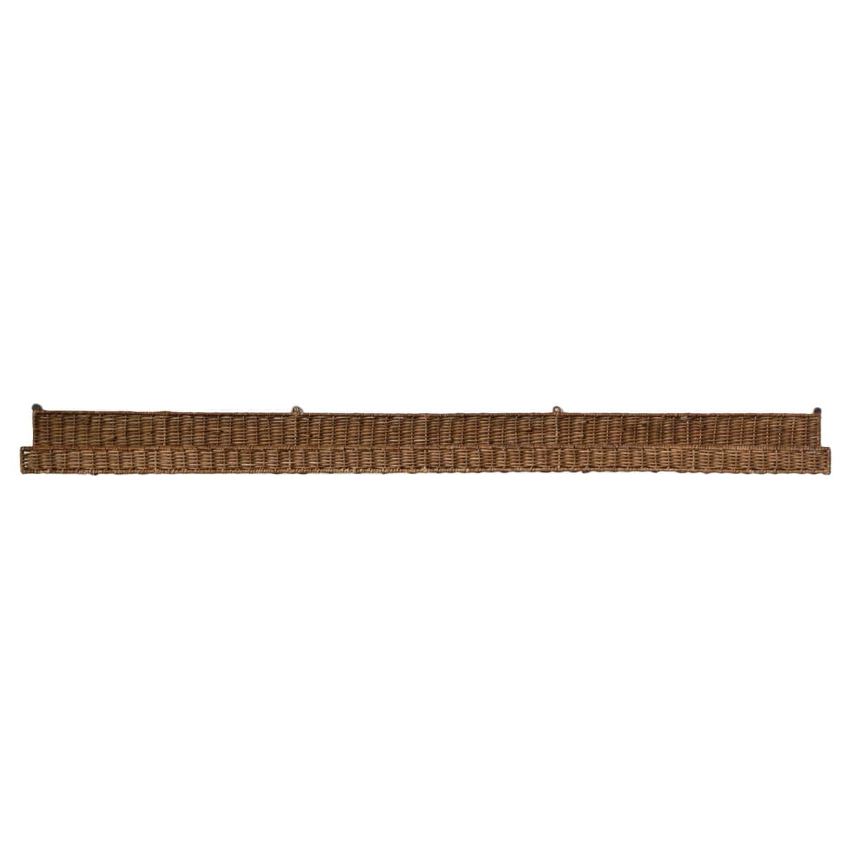 Hello Honey® 5ft. Handwoven Rattan Wall Shelf