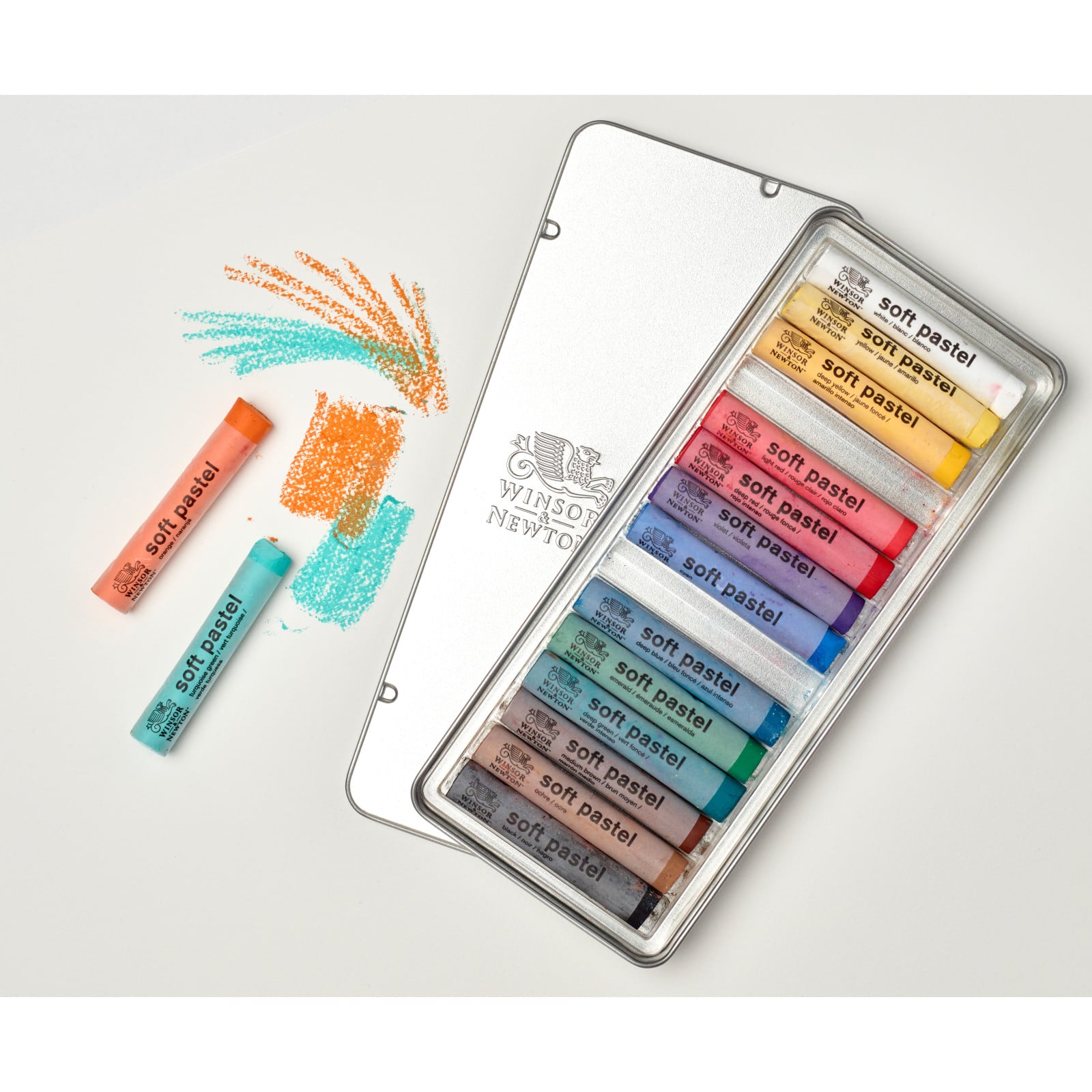 Winsor &#x26; Newton&#x2122; Introduction to Fine Art 15 Color Soft Pastel Set