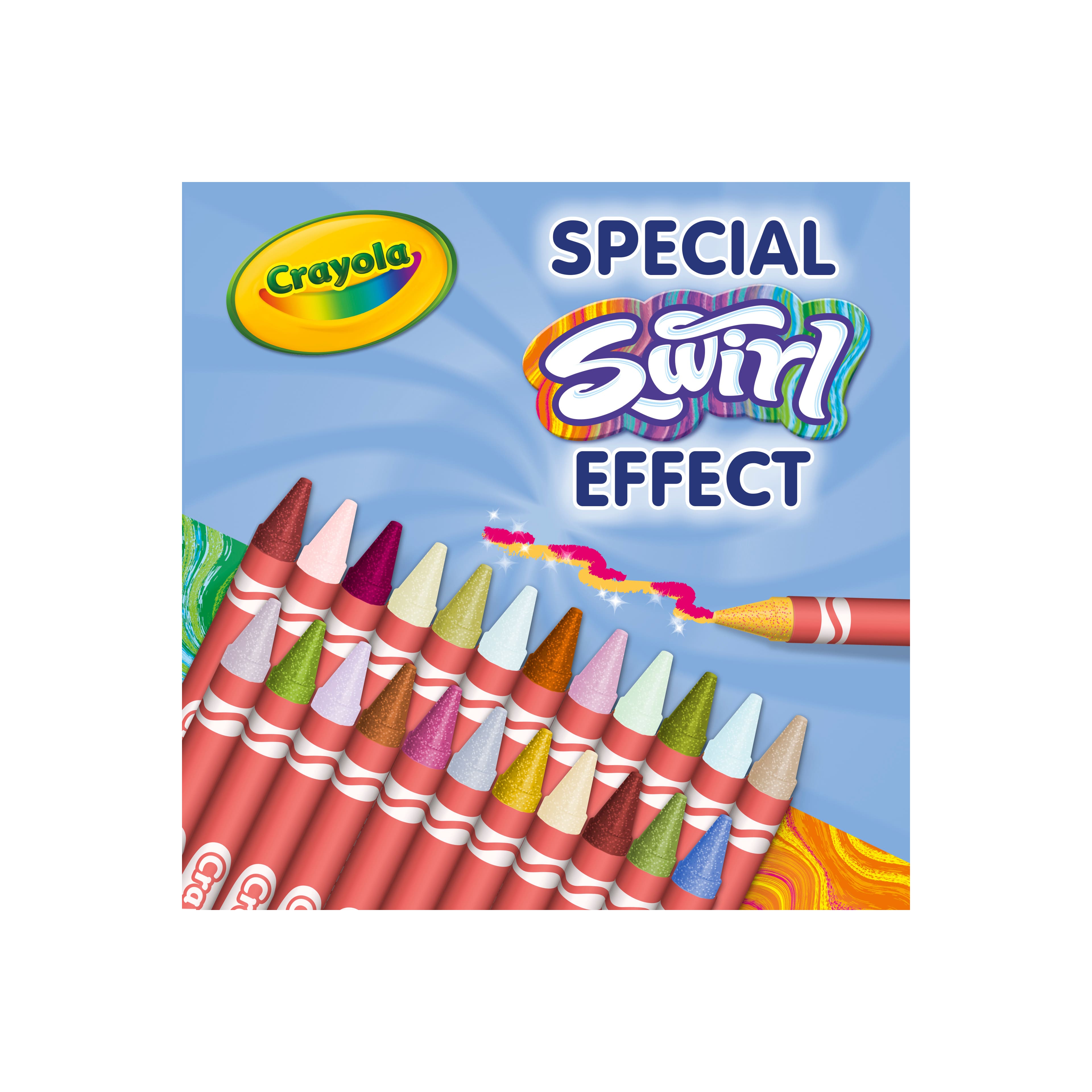 Crayola&#xAE; 24 Color Swirl Crayons