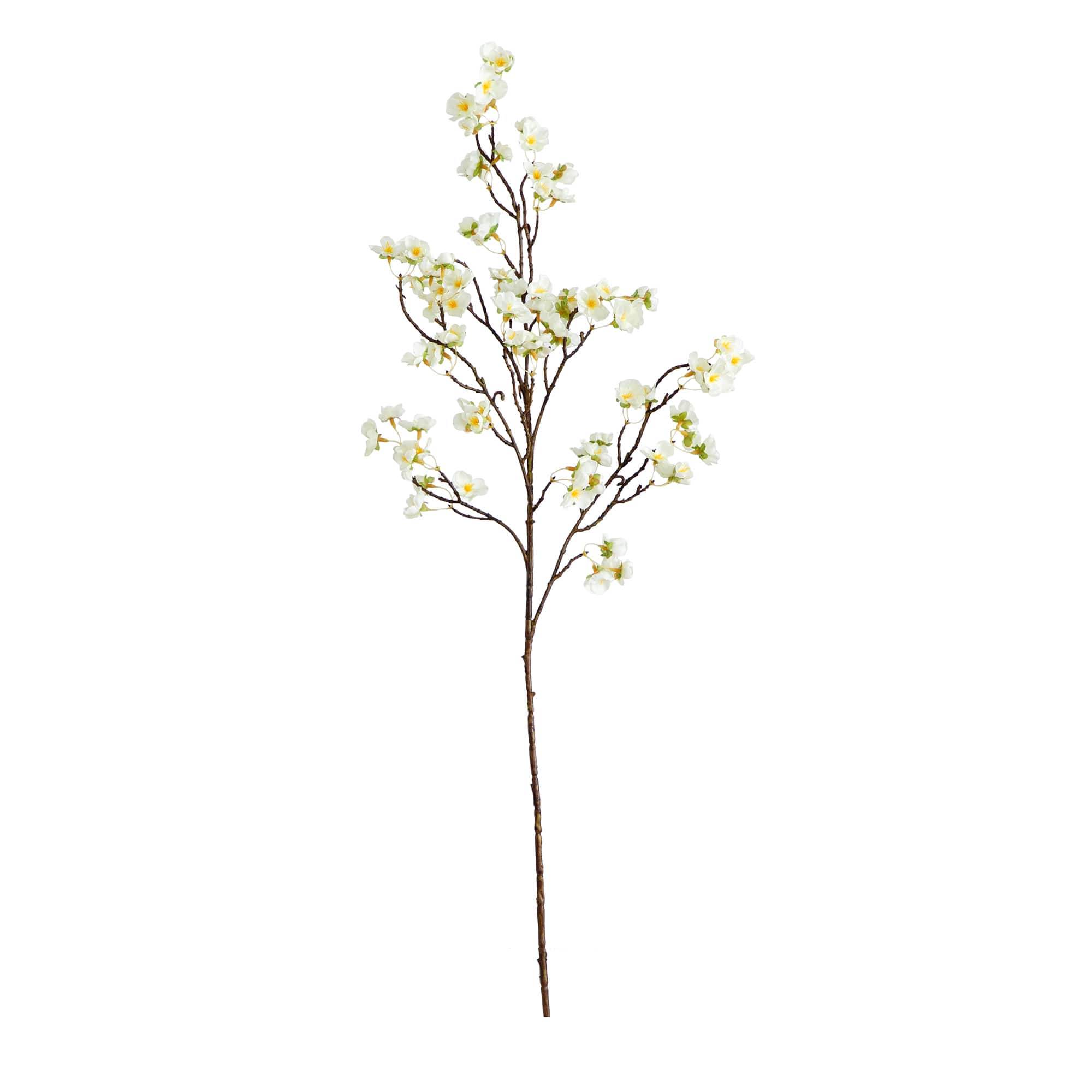 41&#x22; White Cherry Blossom Flower Stems, 3ct.