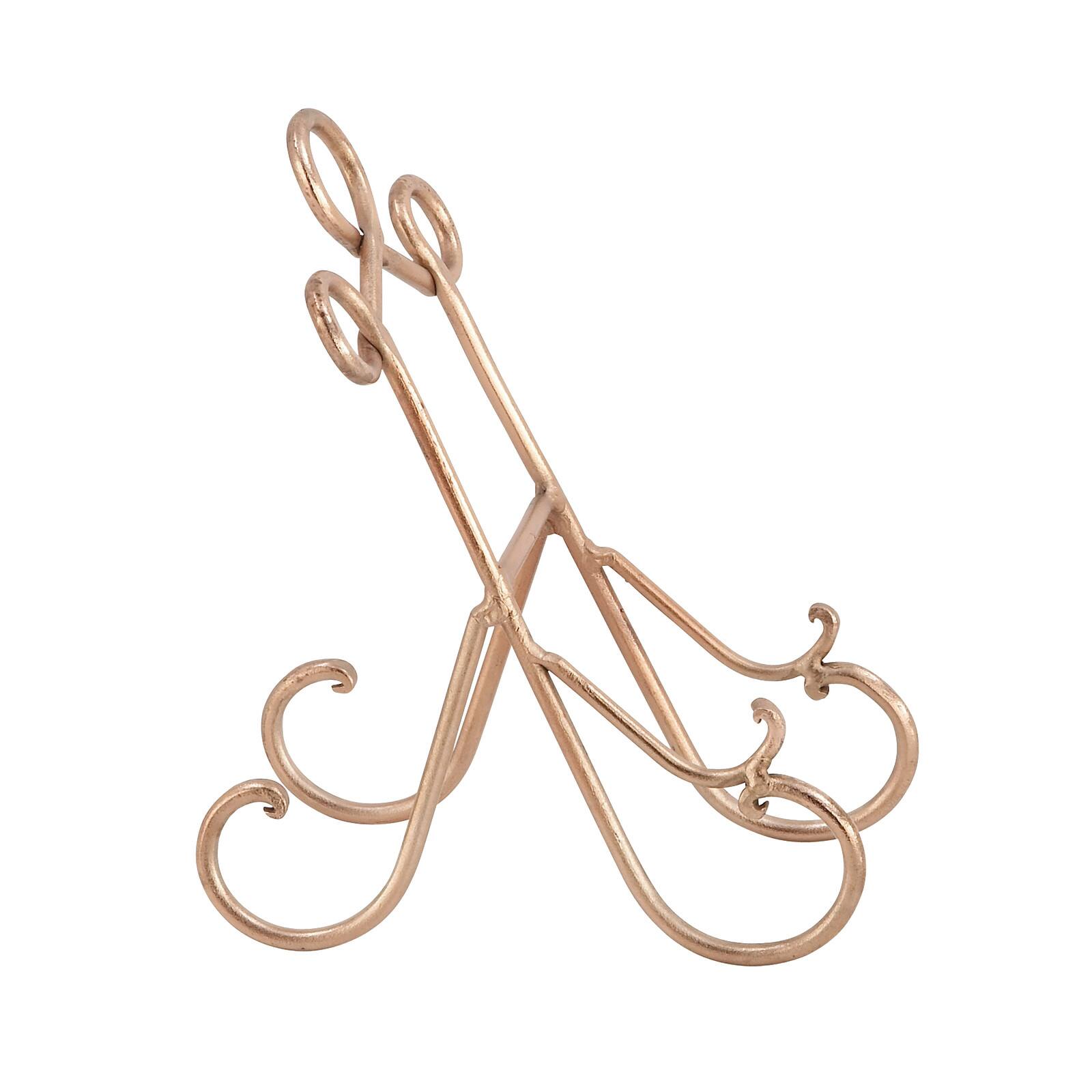 Set of 3" Multi Colored Metal Traditional Easel, 4" x 9"