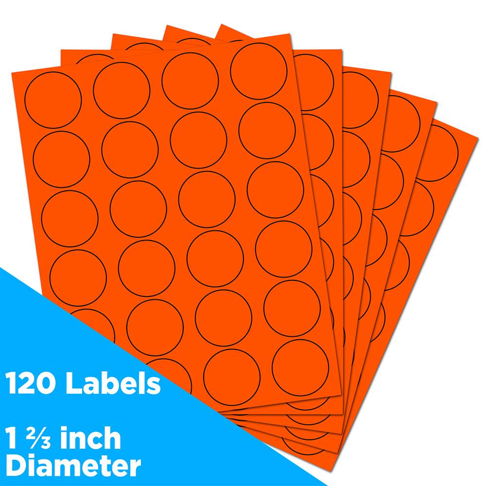 JAM Paper Circle Label Stickers