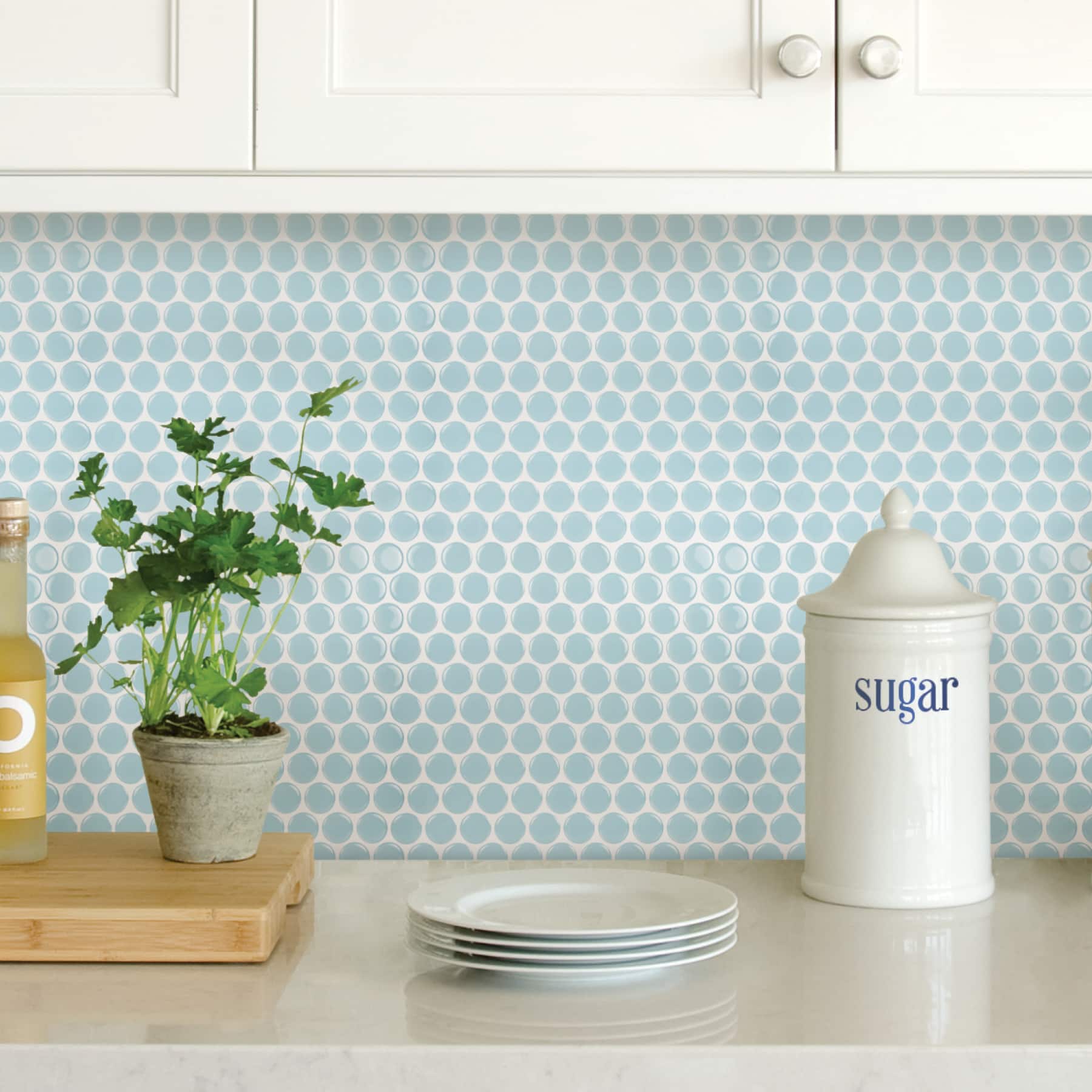 InHome Penny Tile Peel & Stick Backsplash Tiles