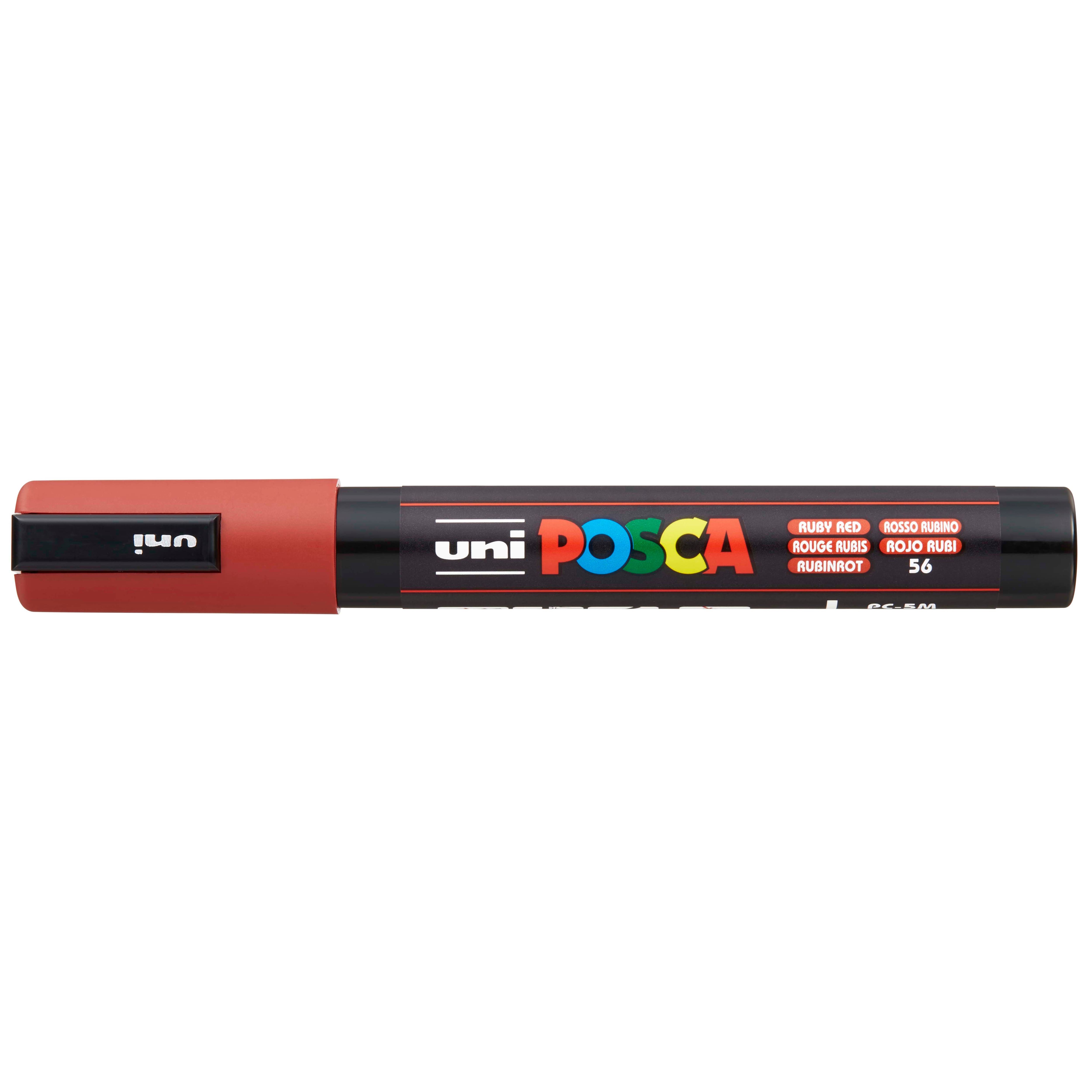 Uni POSCA PC-5M 8-Color Medium Tip Dark Paint Marker Set