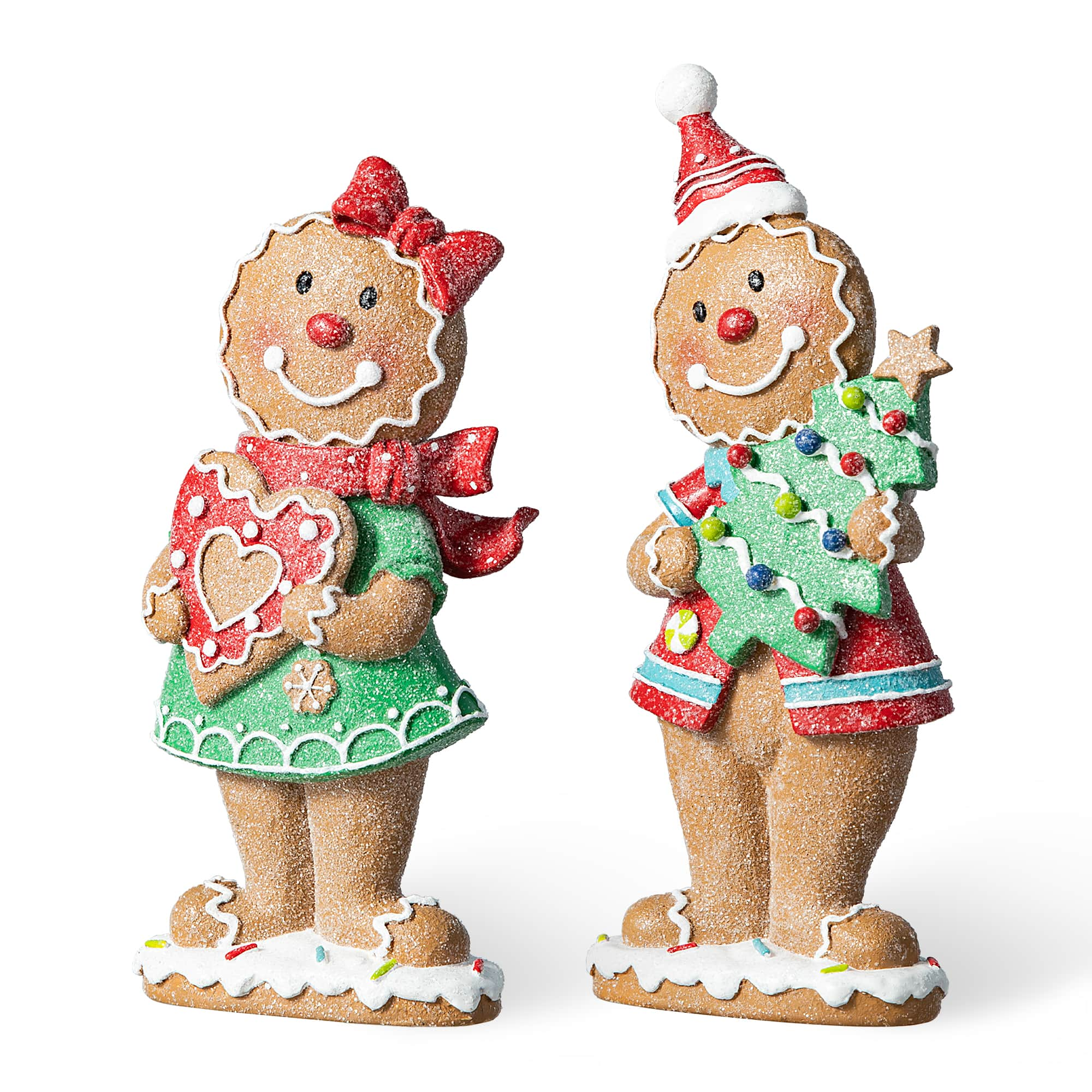 Glitzhome&#xAE; Gingerbread Table D&#xE9;cor Set