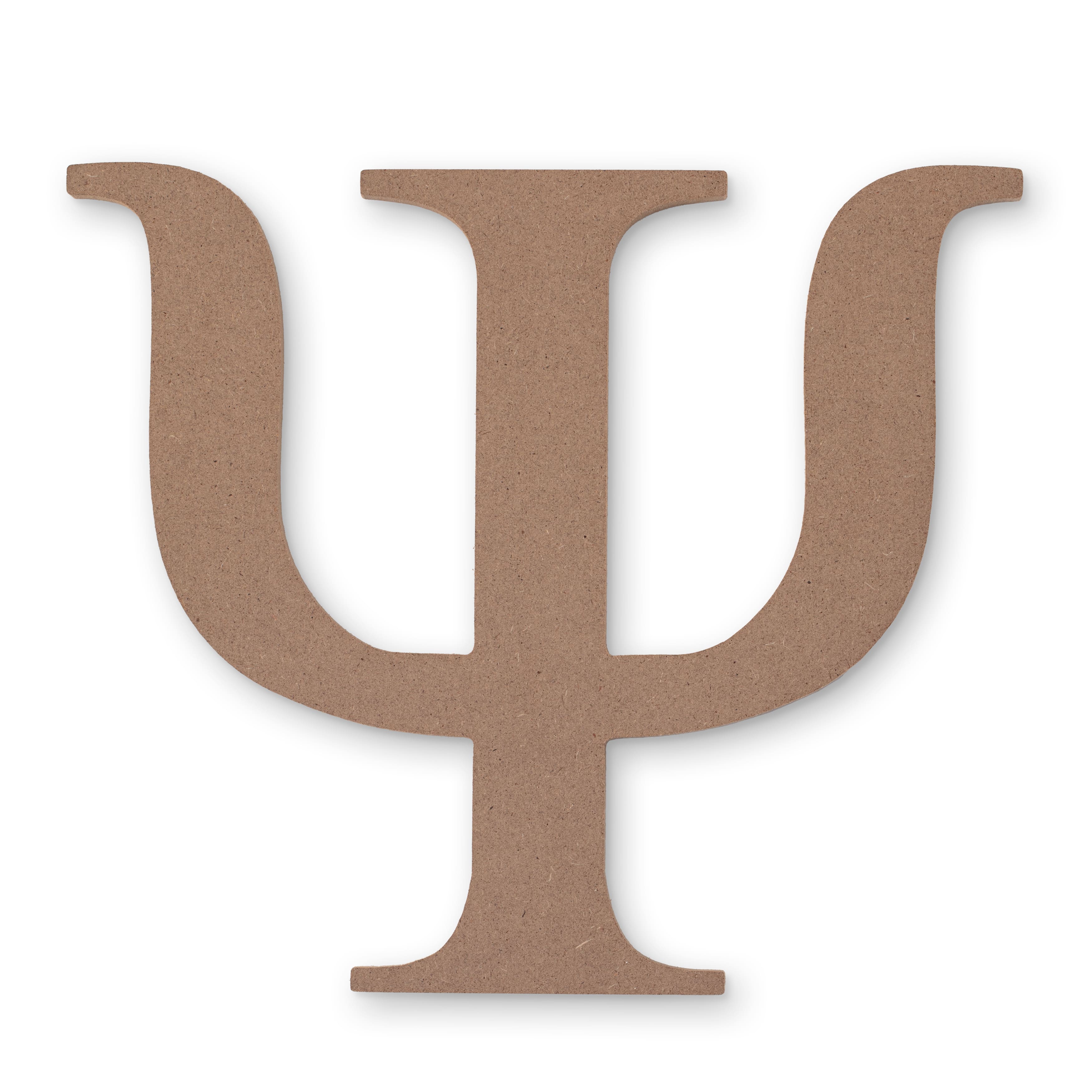 8 Greek Letter by Make Market | Unfinished - Psi | 8 in