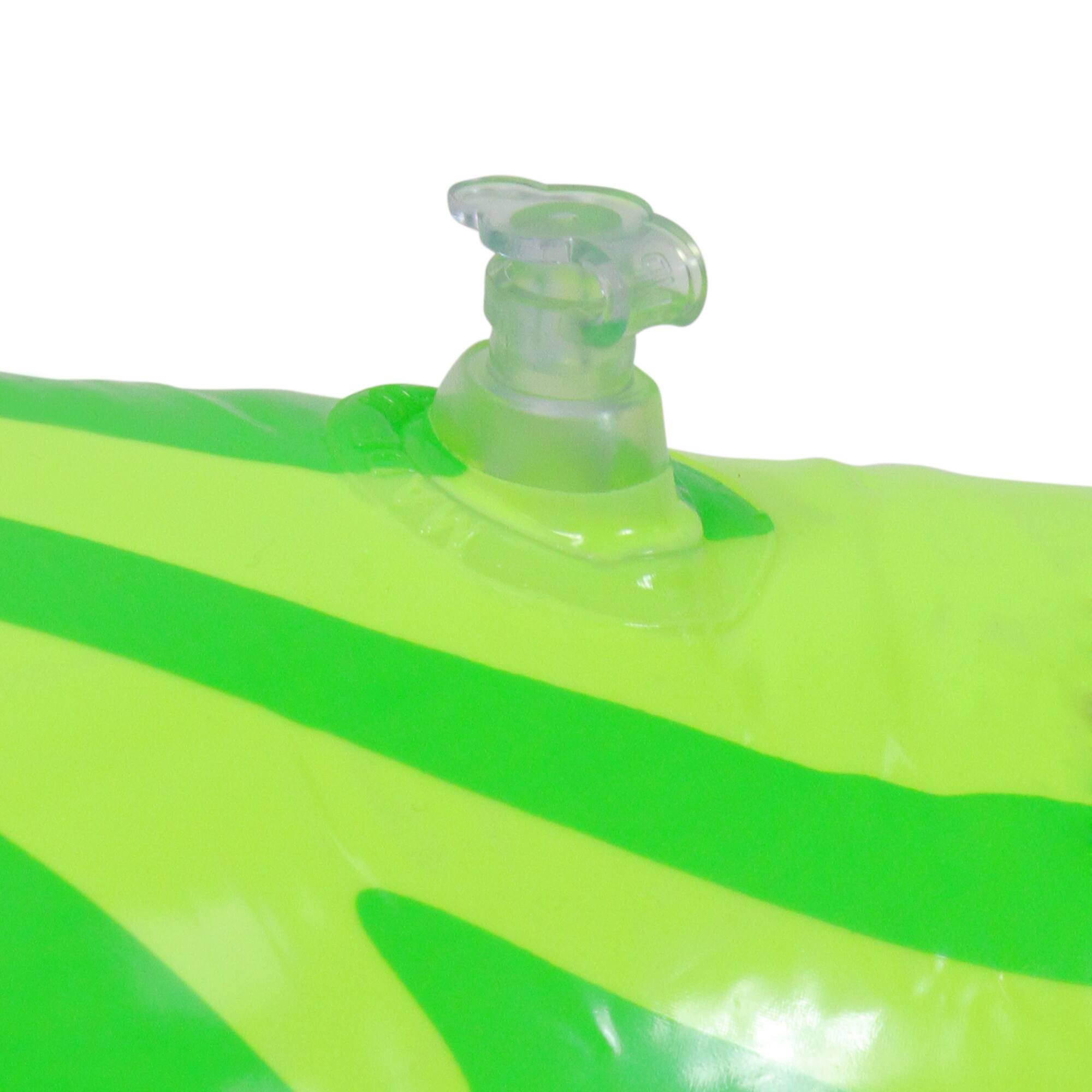 Swim Central 24" Inflatable Green Dinosaur Swim Ring Tube Pool Float