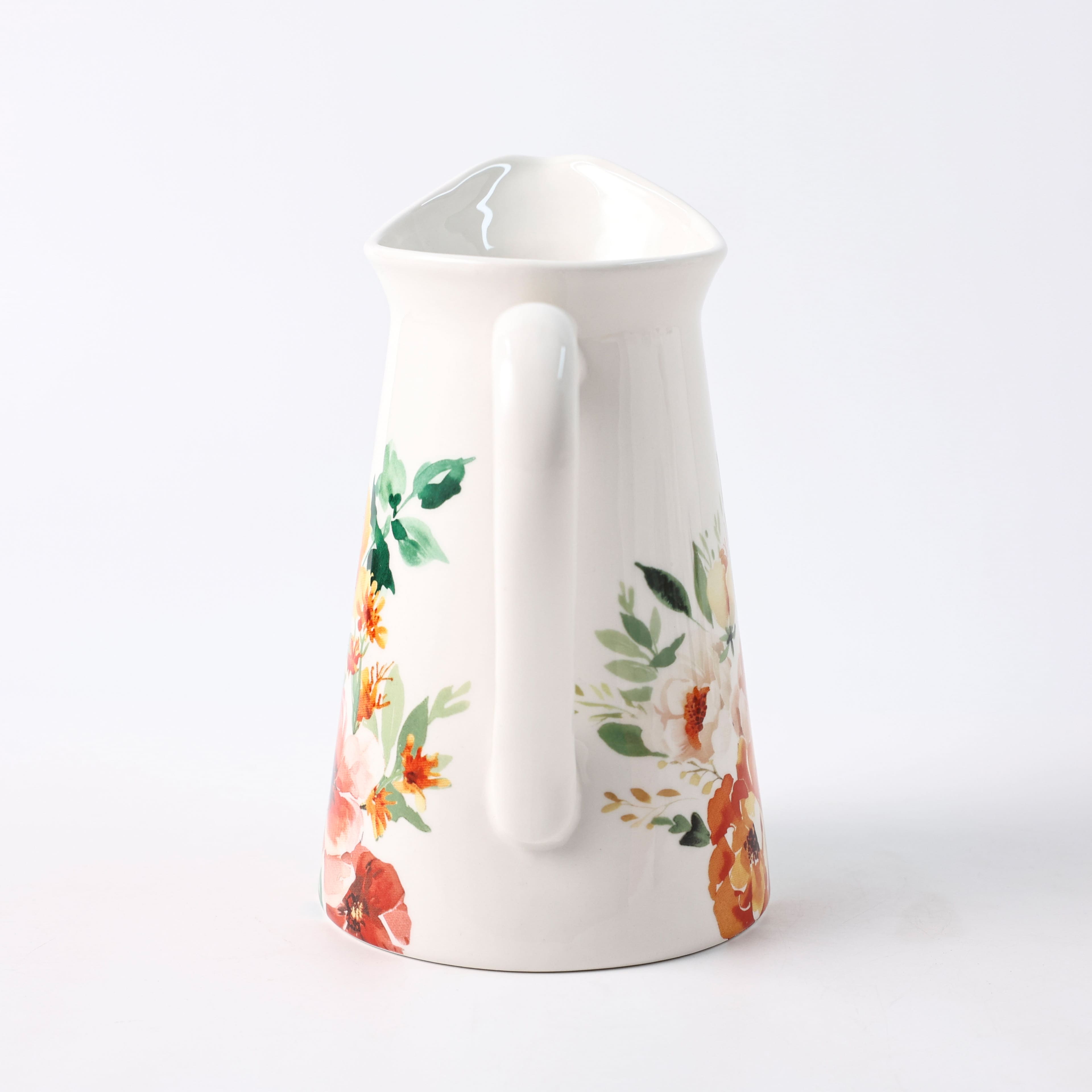 54oz. Fall Floral Ceramic Pitcher by Ashland&#xAE;