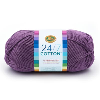 Lion Brand® 24/7 Cotton® Yarn | Michaels