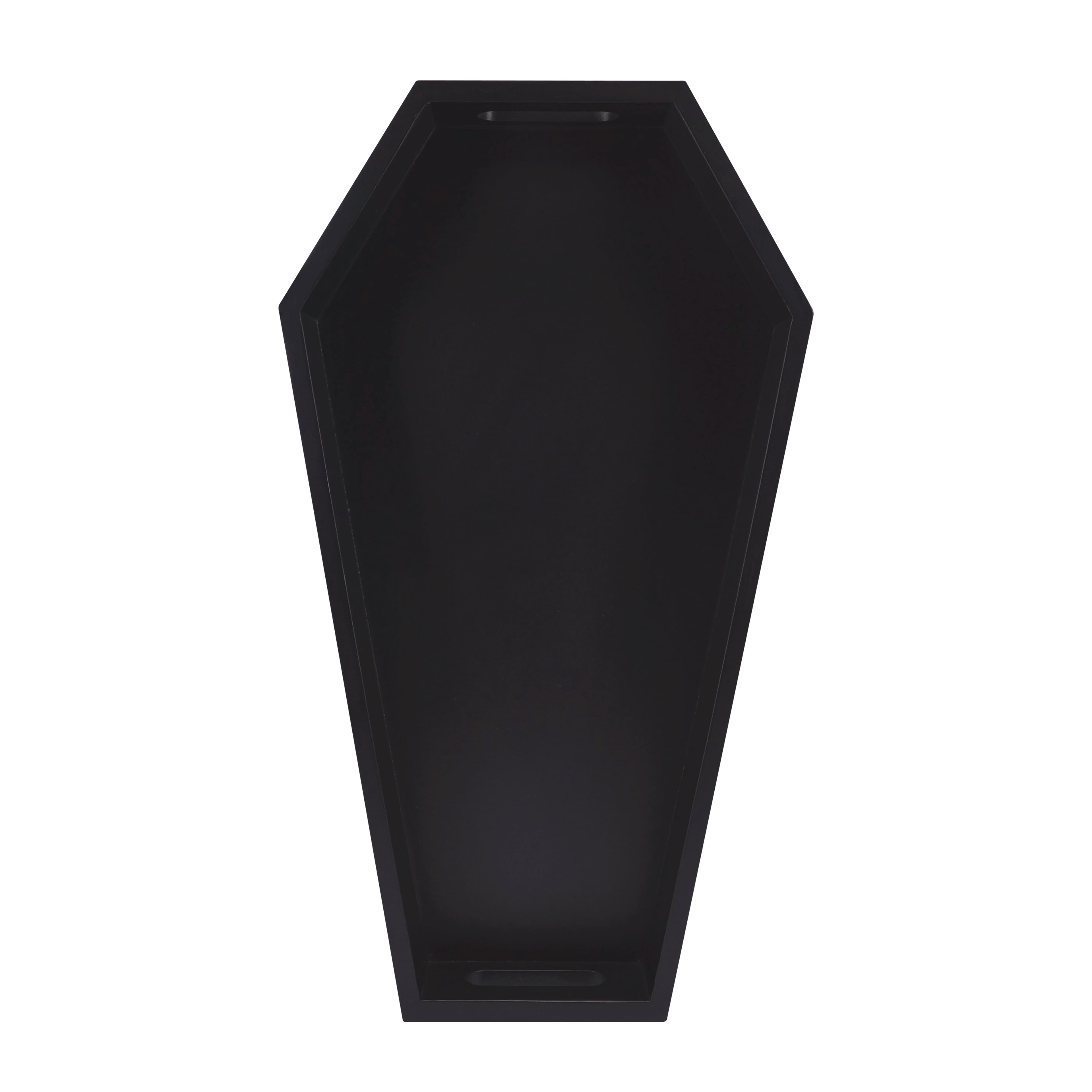 15&#x22; Black Coffin Serving Tray by Makery&#x2122;