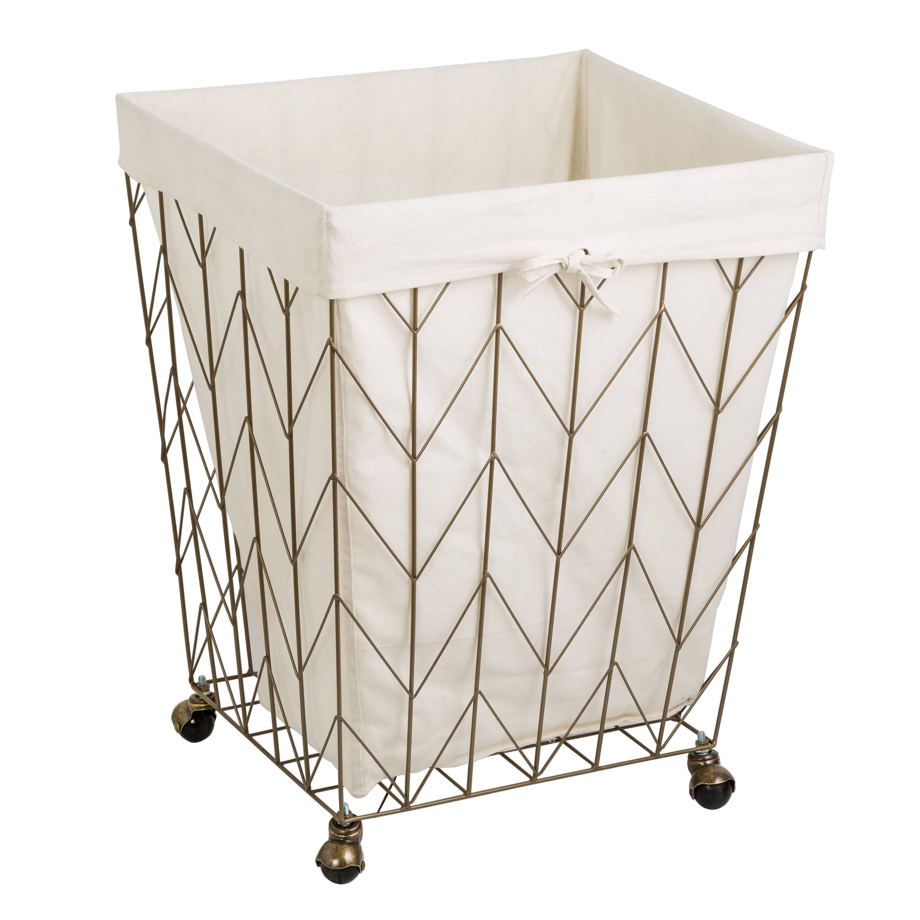 Honey Can Do Chevron Wire Hamper
